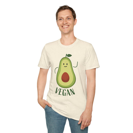 Men Vegan T-Shirt – Funny Organic Tee, Eco-Friendly Fashion Gift