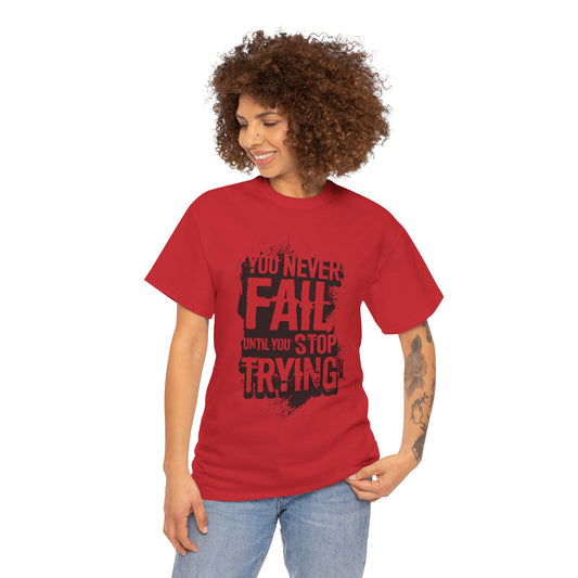 Well Done Is Better Than Well Said – Women’s Inspirational Heavy Cotton T-Shirt