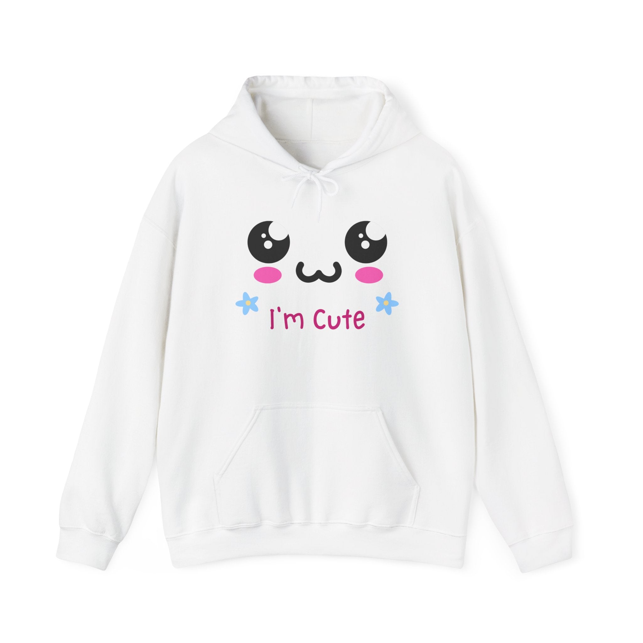 I’m Cute Kawaii Hoodie – Cozy Unisex Graphic Sweatshirt
