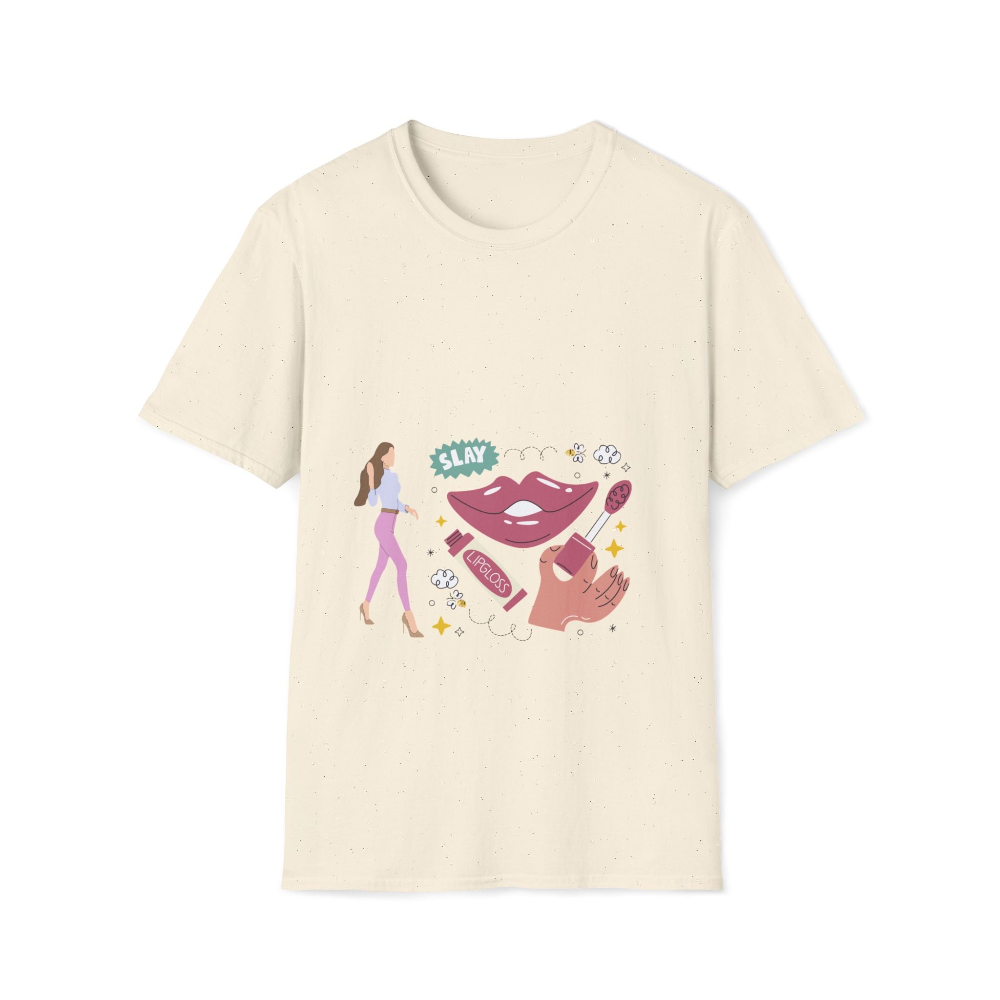 Slay All Day Graphic Tee, Women’s Empowerment T-Shirt, Chic Casual Wear, Gift for Stylish Friends
