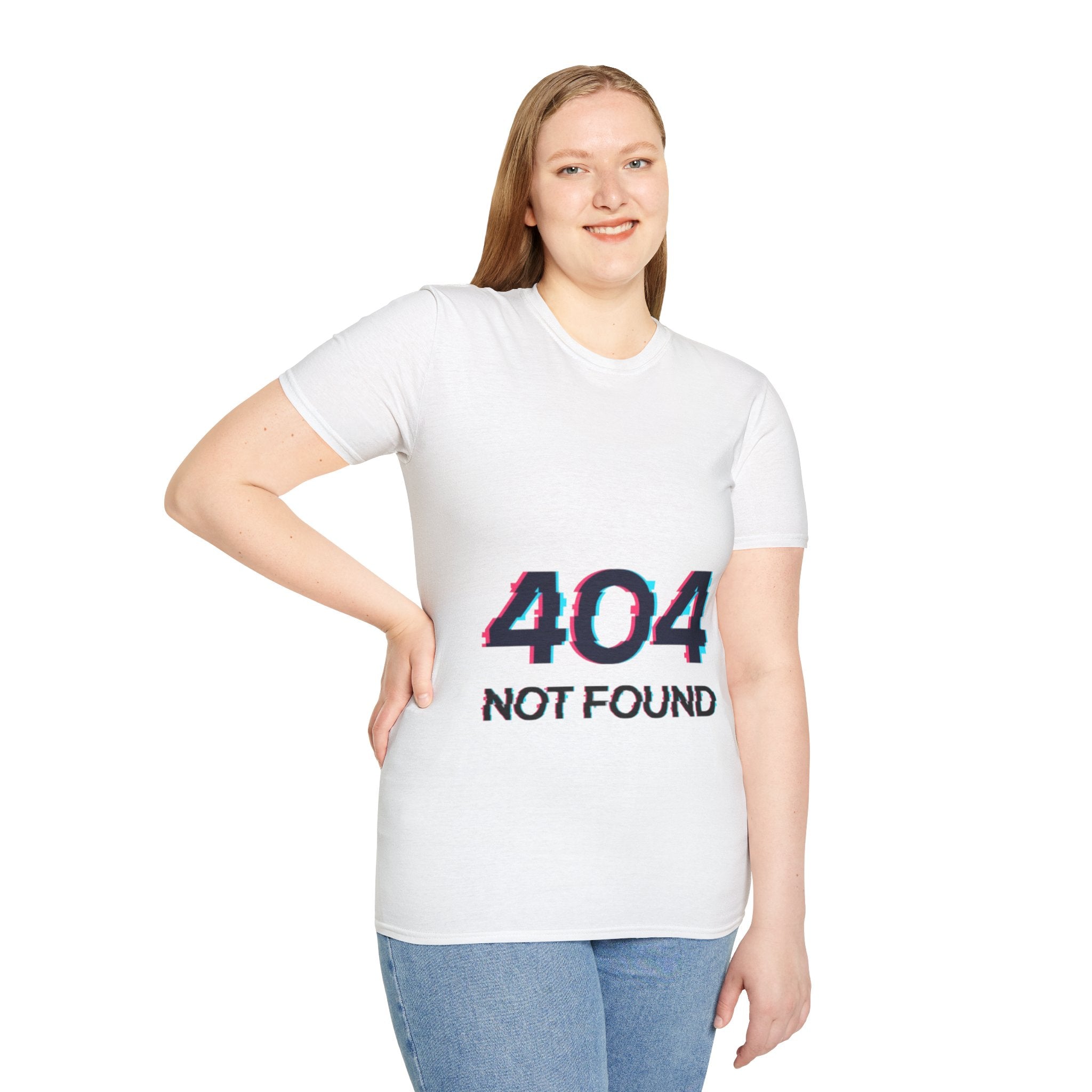 404 Error Shirt for Women – Quirky Tech Humor Tee, Casual Everyday Wear