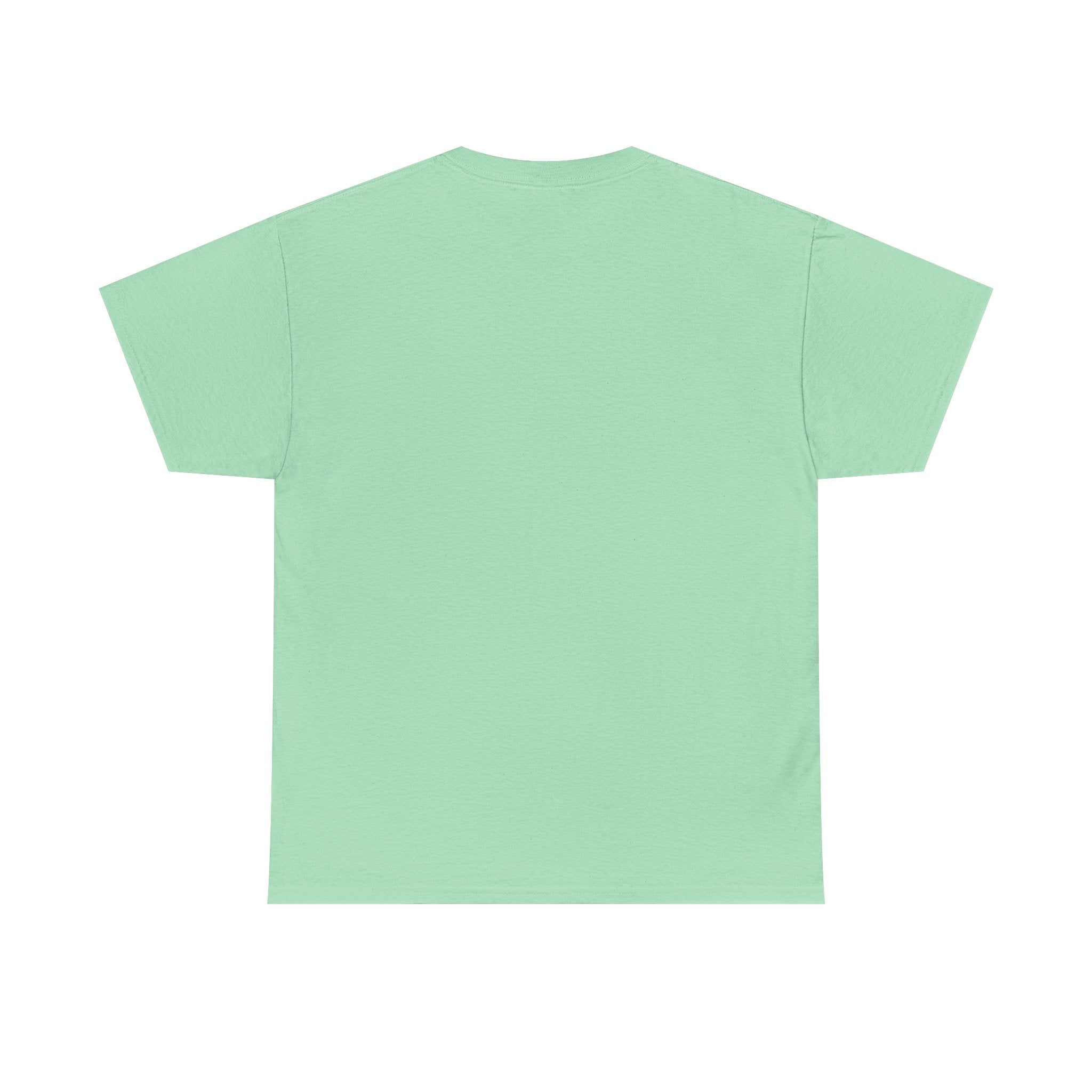 Retro Sticker Gun Unisex Heavy Cotton Tee - Nostalgic Graphic T-Shirt for Casual Wear