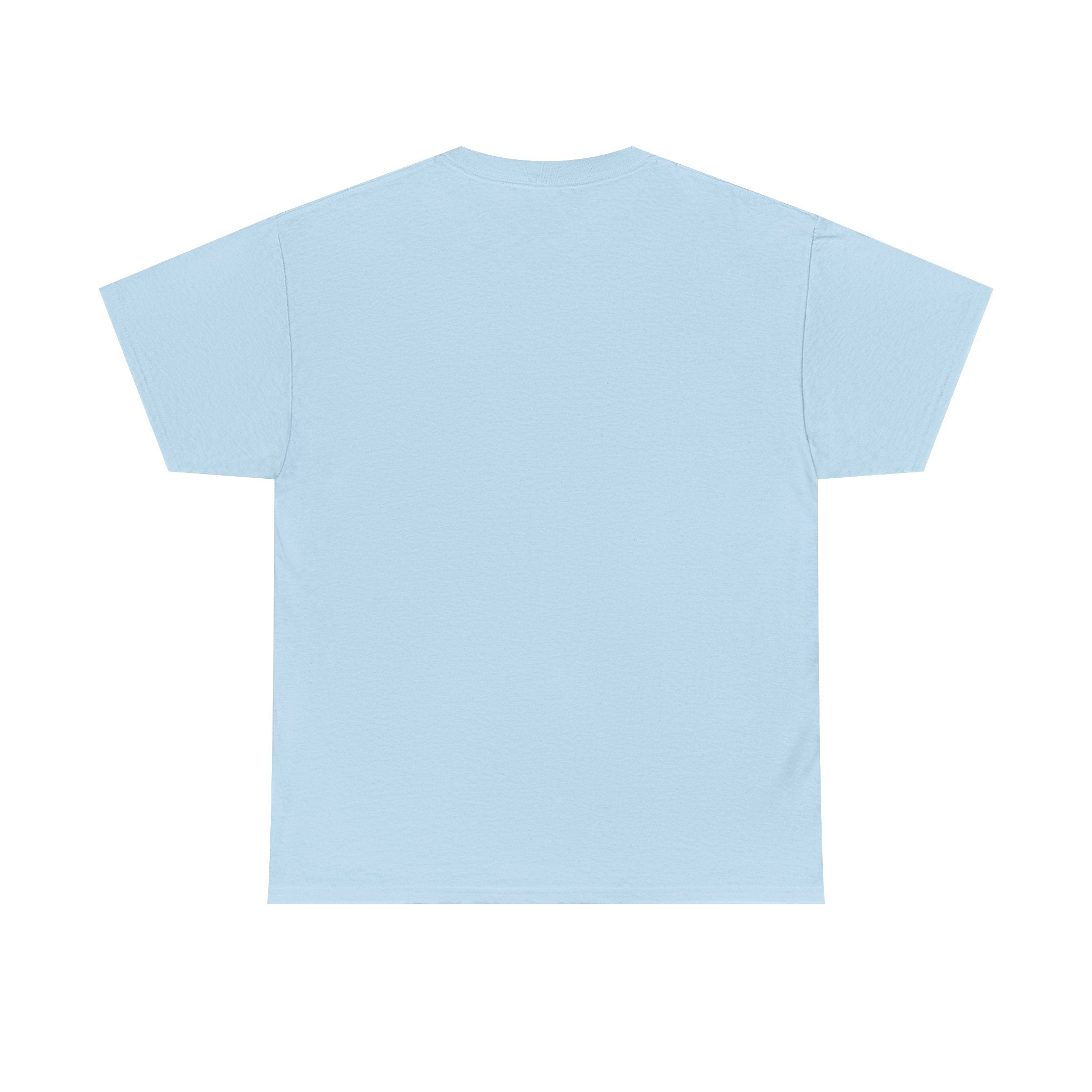 Retro Sticker Gun Unisex Heavy Cotton Tee - Nostalgic Graphic T-Shirt for Casual Wear