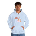 Hello Cat Hoodie – Cozy Unisex Graphic Sweatshirt