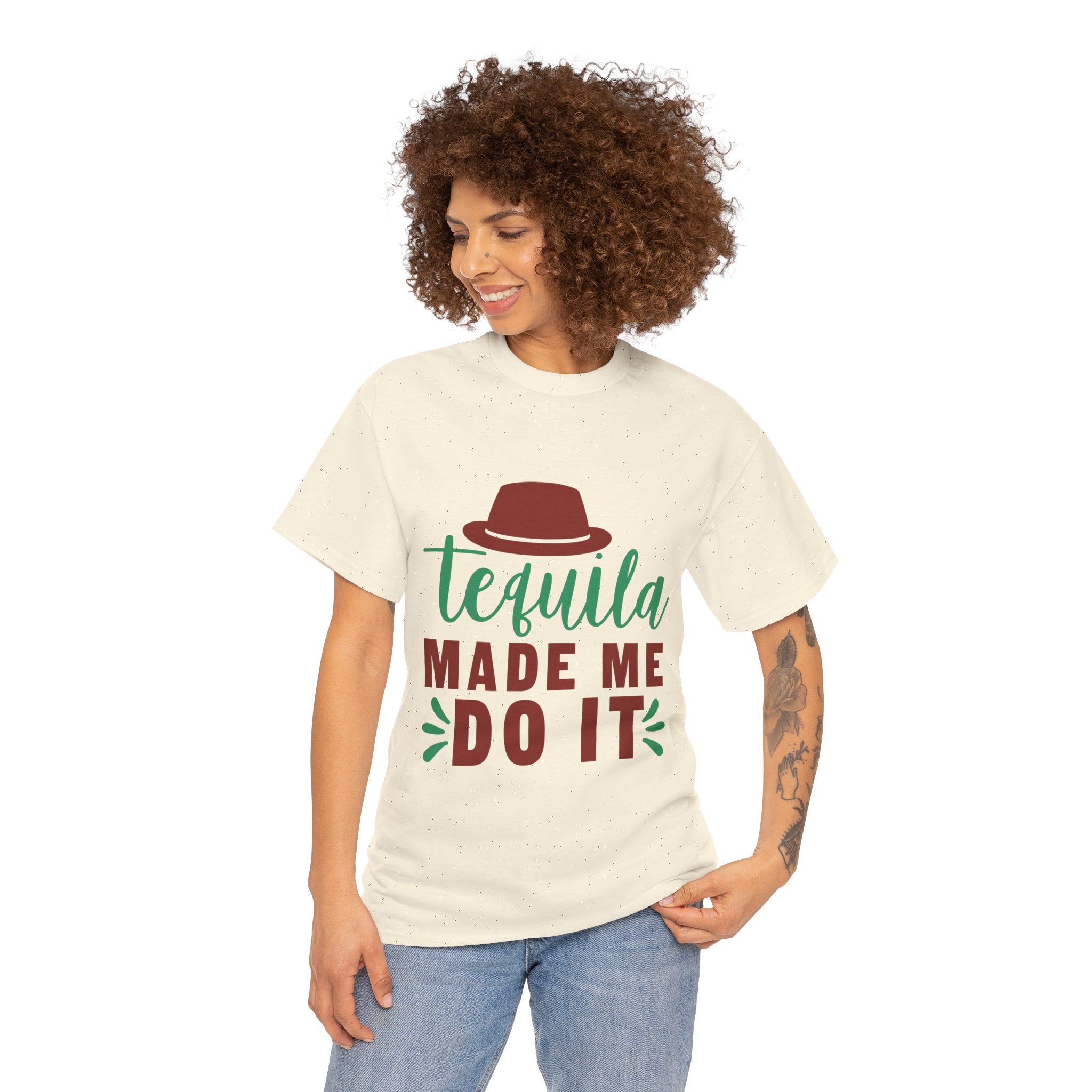 Tequila Made Me Do It – Women’s Heavy Cotton Party T-Shirt