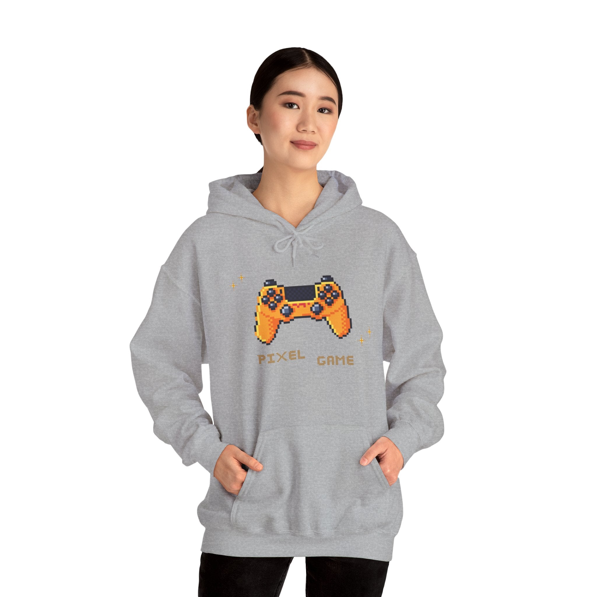Pixel Game Hoodie – Retro Gaming Unisex Sweatshirt