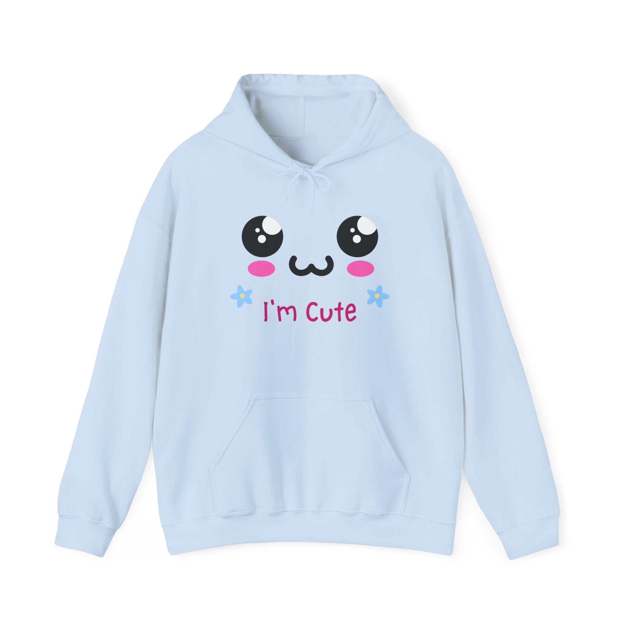 I’m Cute Kawaii Hoodie – Cozy Unisex Graphic Sweatshirt