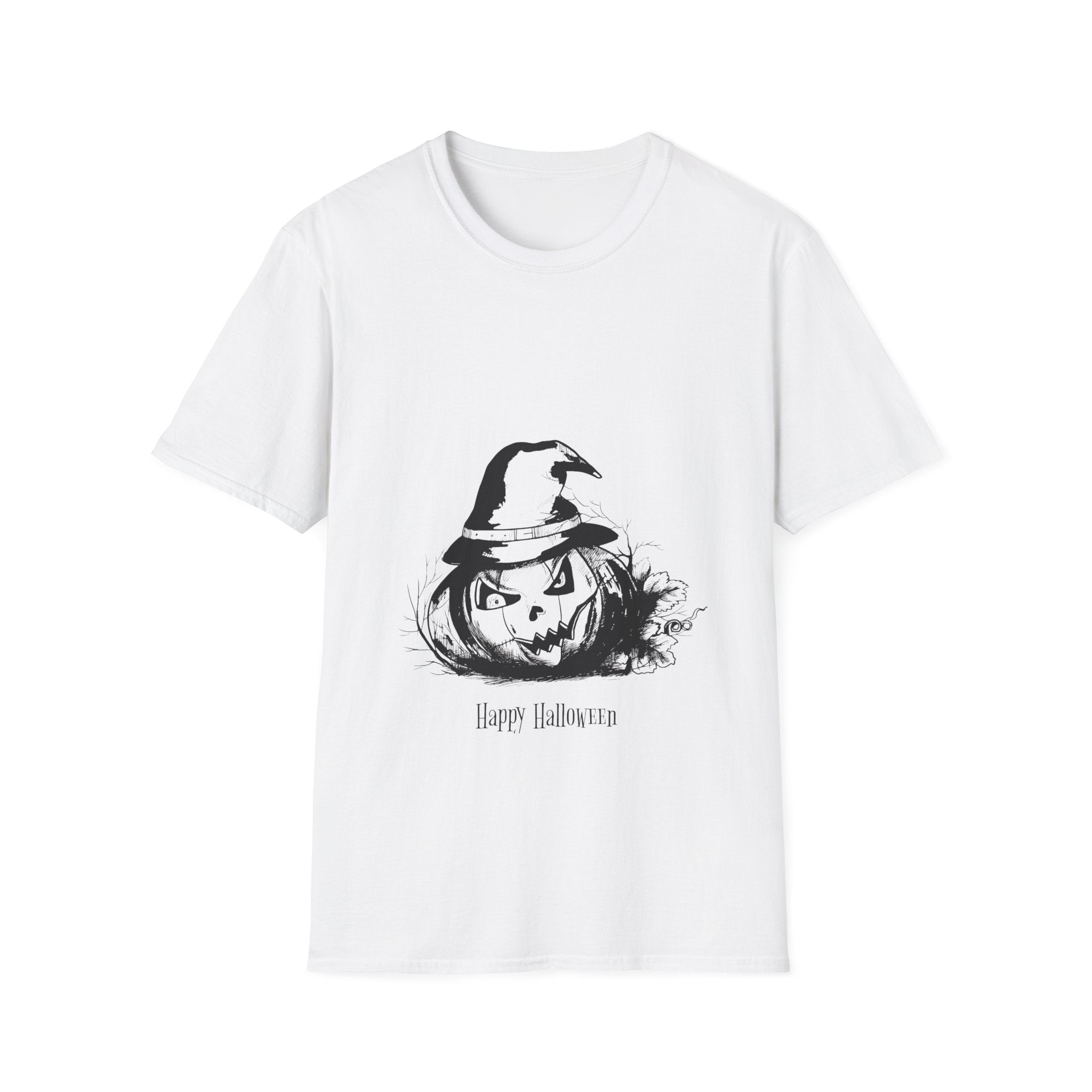Halloween Pumpkin T-Shirt, Women Tee, Spooky Season Apparel, Trick or Treat Outfit