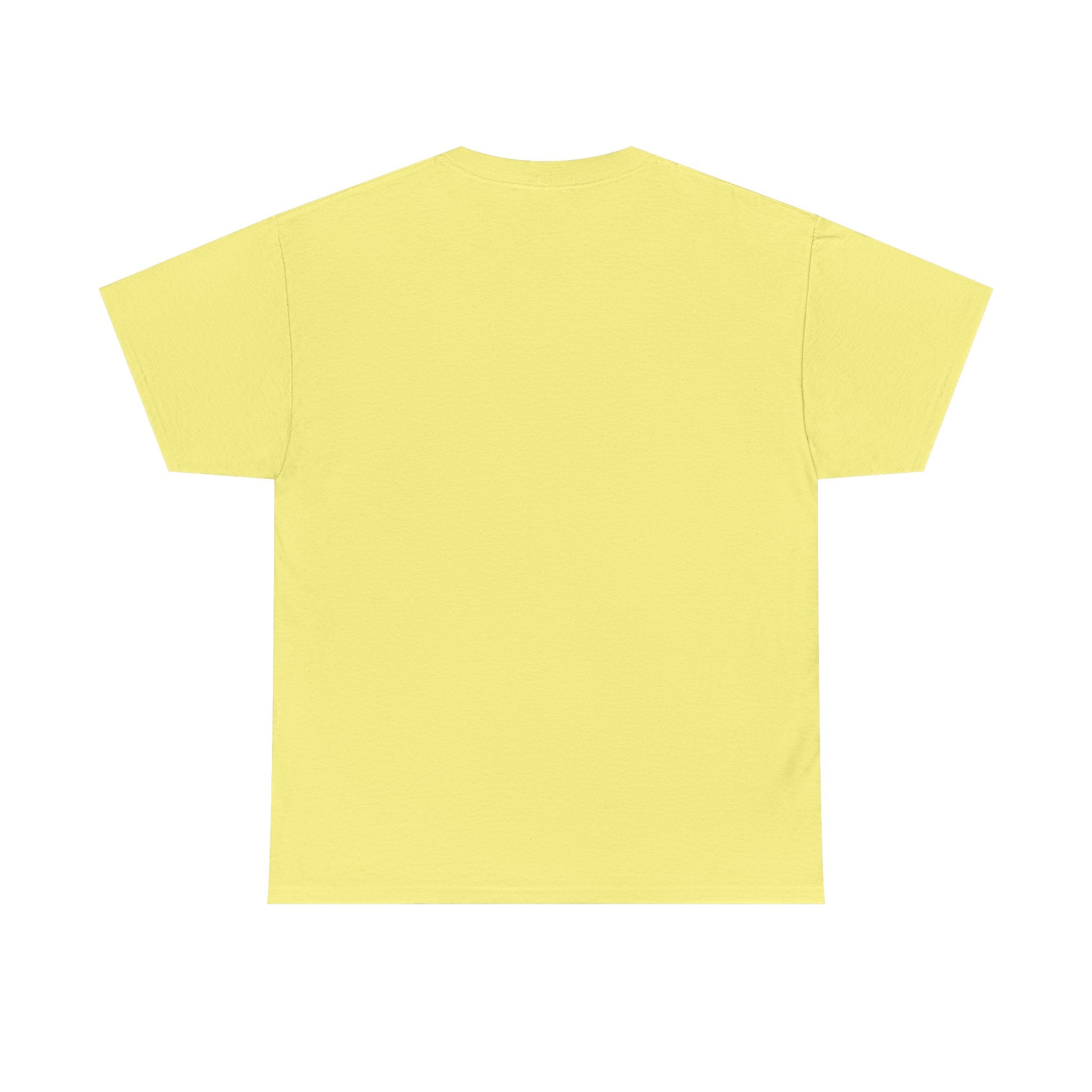 Retro Sticker Gun Unisex Heavy Cotton Tee - Nostalgic Graphic T-Shirt for Casual Wear