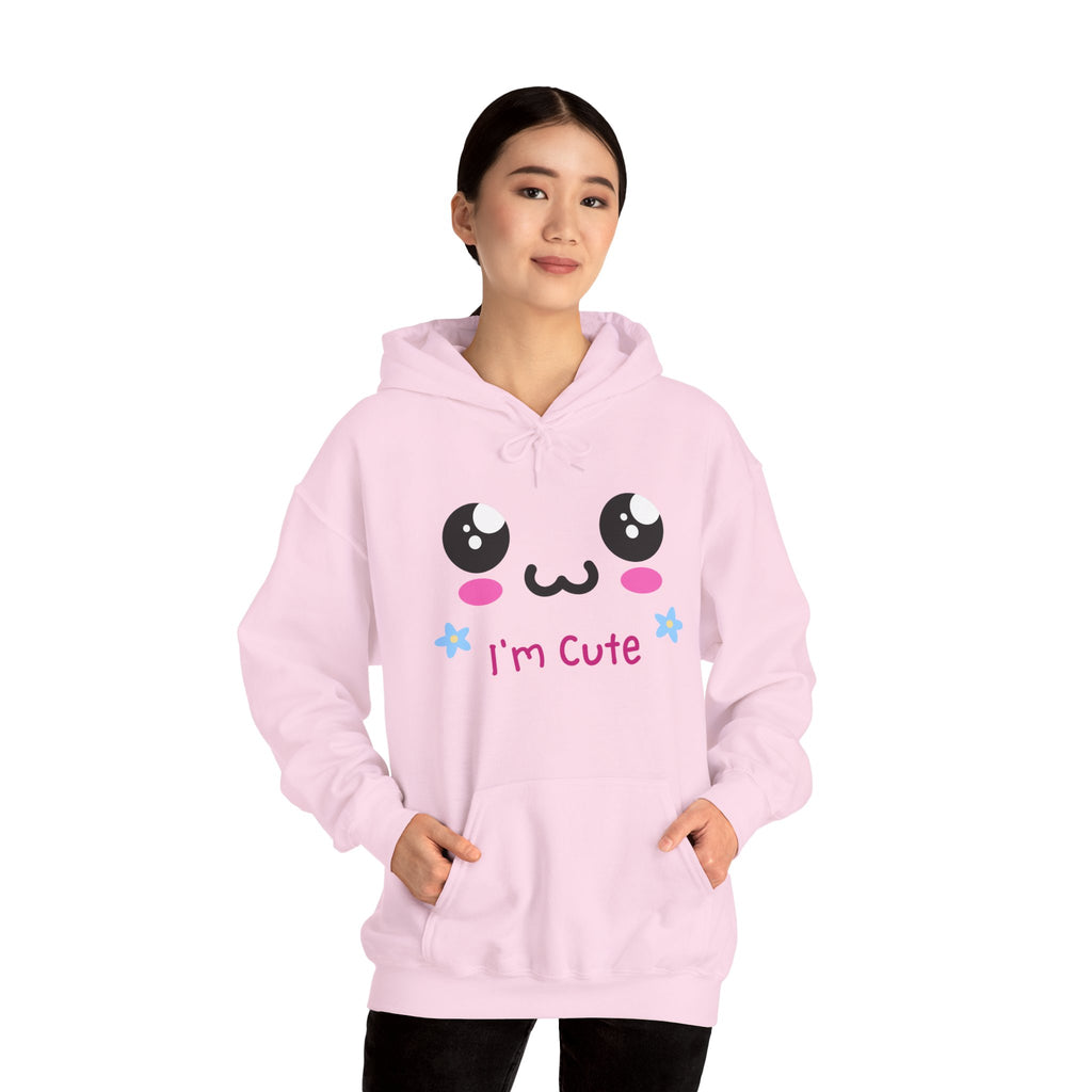 I’m Cute Kawaii Hoodie – Cozy Unisex Graphic Sweatshirt