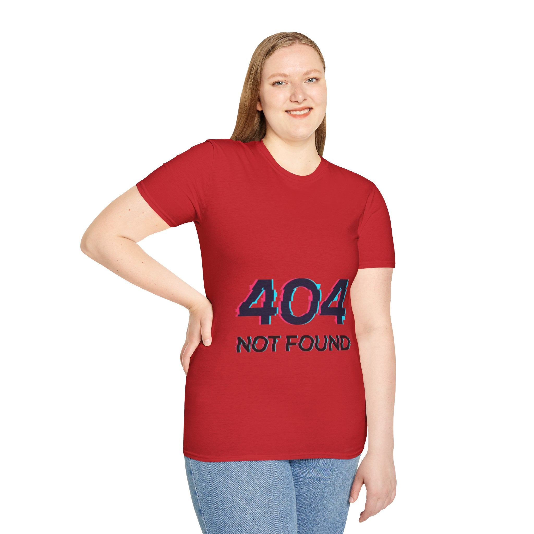 404 Error Shirt for Women – Quirky Tech Humor Tee, Casual Everyday Wear