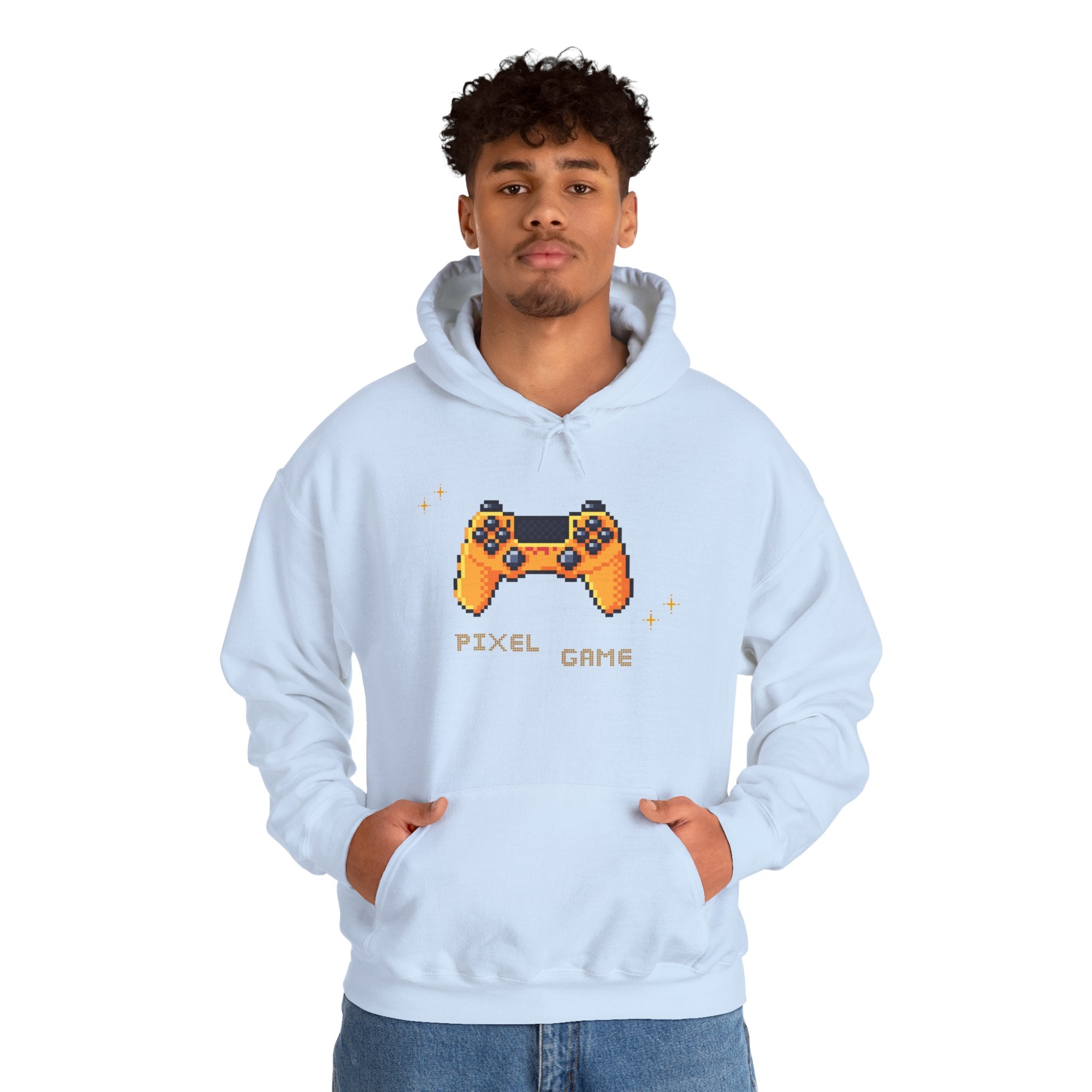 Pixel Game Hoodie – Retro Gaming Unisex Sweatshirt
