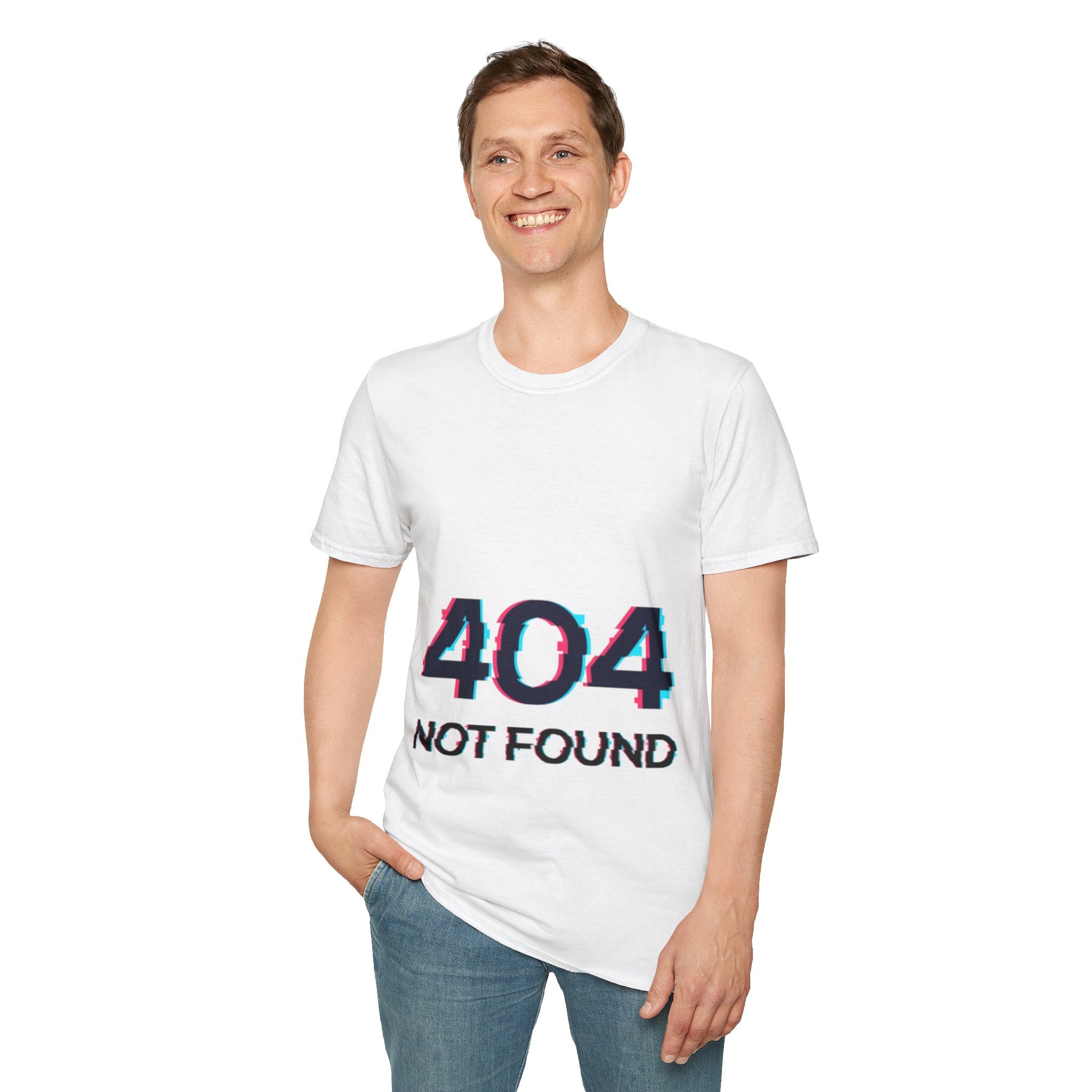 404 Error Shirt for Men – Quirky Tech Humor Tee, Casual Everyday Wear