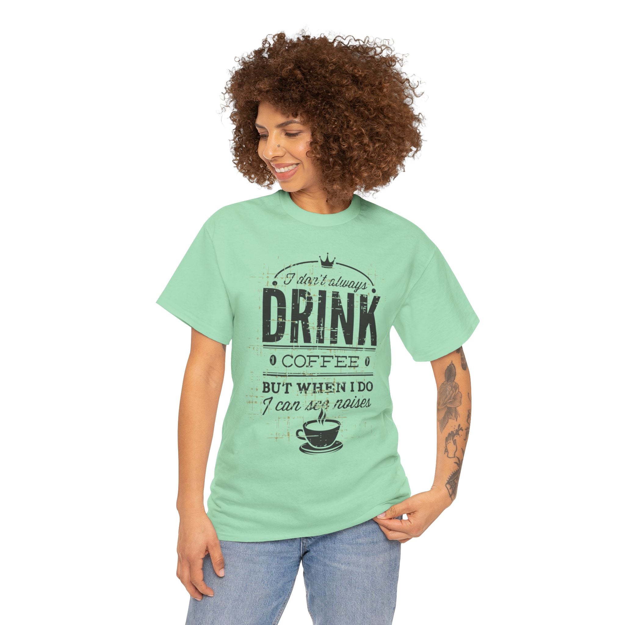 Coffee Lovers Unisex Heavy Cotton Tee - 'I Don't Always Drink Coffee, But When I Do...'