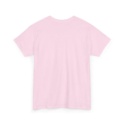 Retro Vibes Unisex Heavy Cotton Tee with Floral Cassette Design