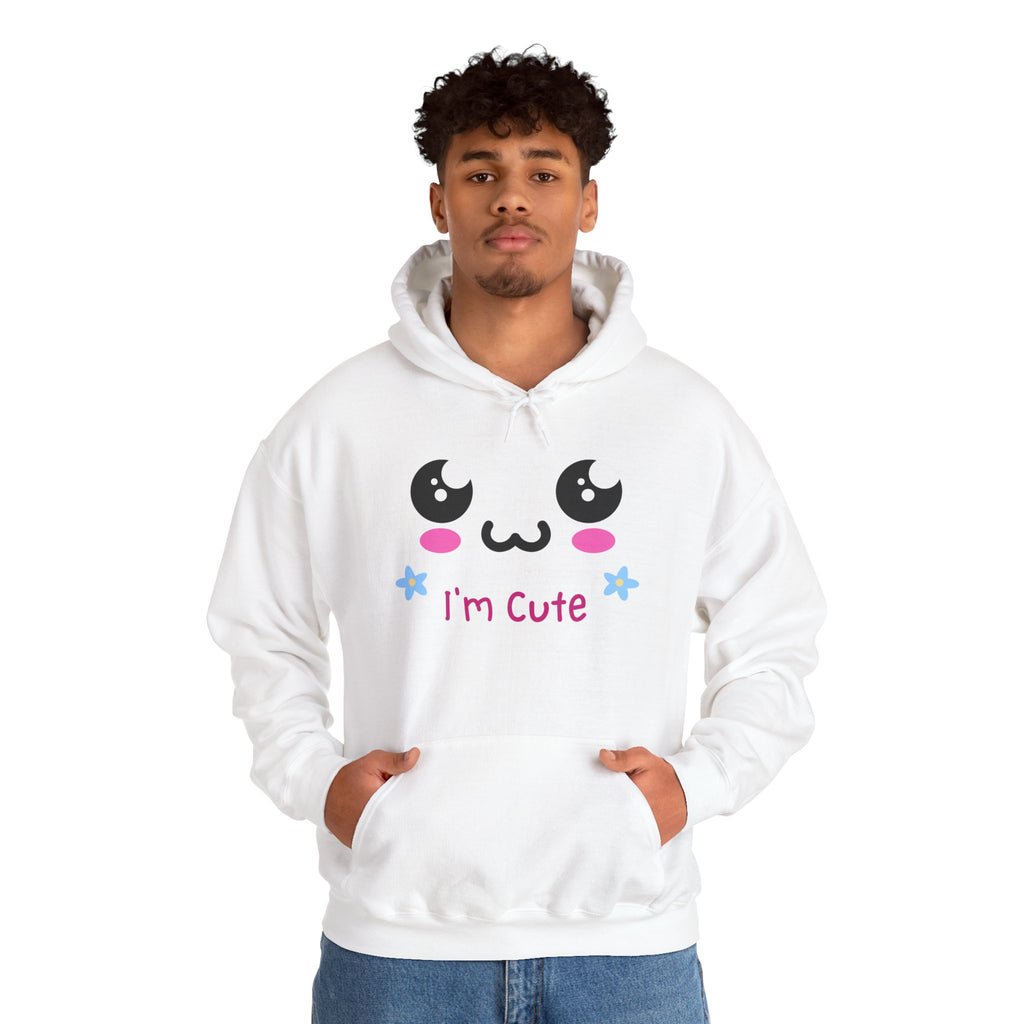 I’m Cute Kawaii Hoodie – Cozy Unisex Graphic Sweatshirt