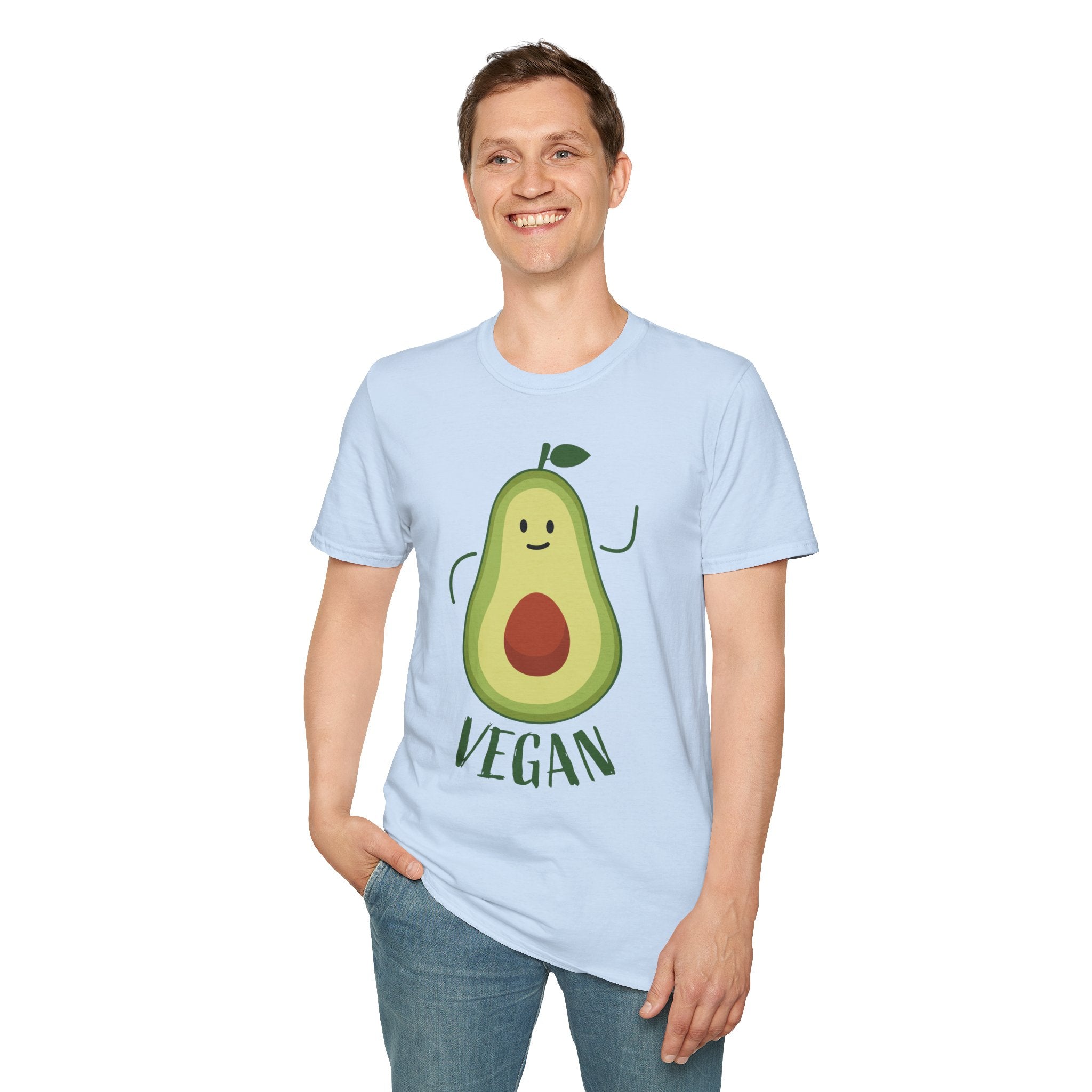 Men Vegan T-Shirt – Funny Organic Tee, Eco-Friendly Fashion Gift