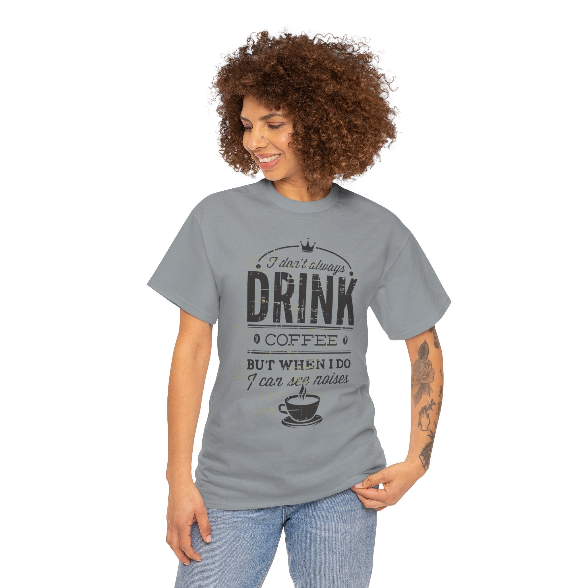 Coffee Lovers Unisex Heavy Cotton Tee - 'I Don't Always Drink Coffee, But When I Do...'