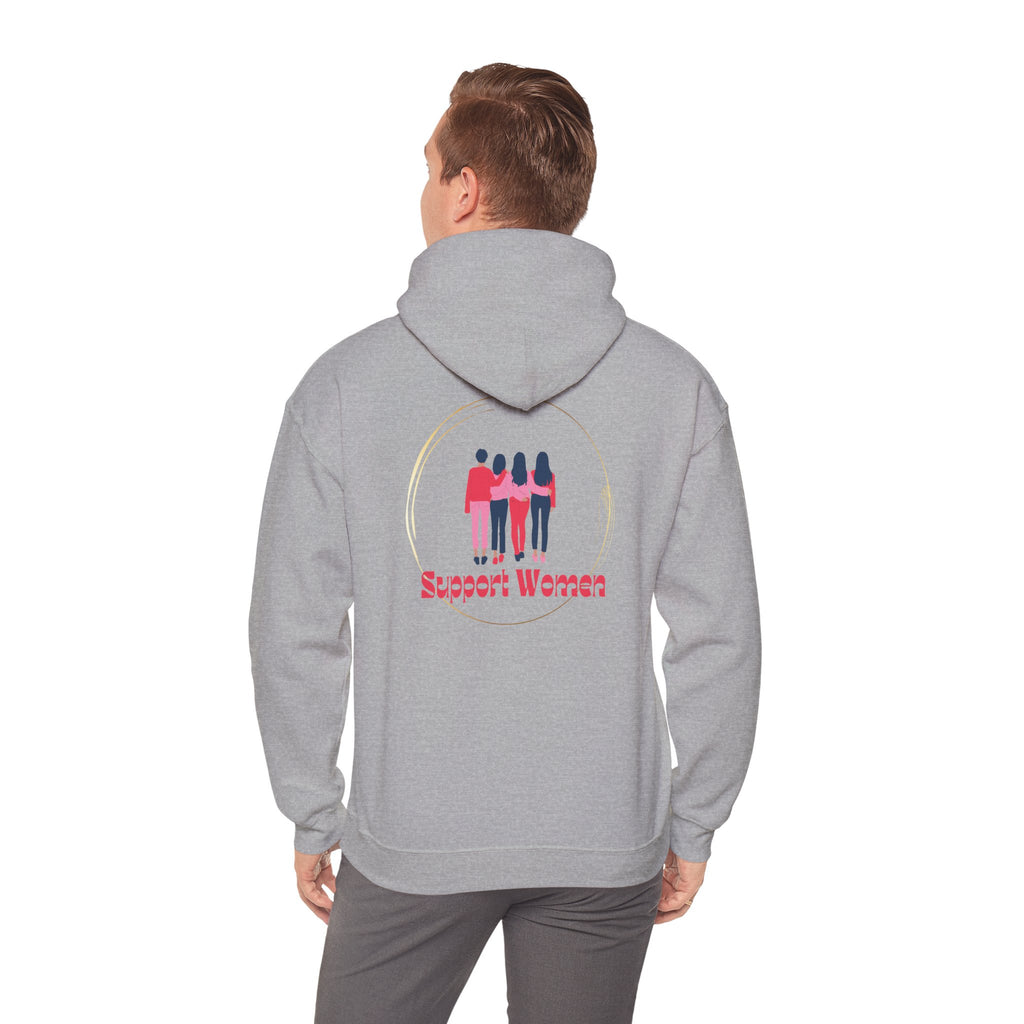 Support Women Hoodie – Cozy Unisex Values Wear