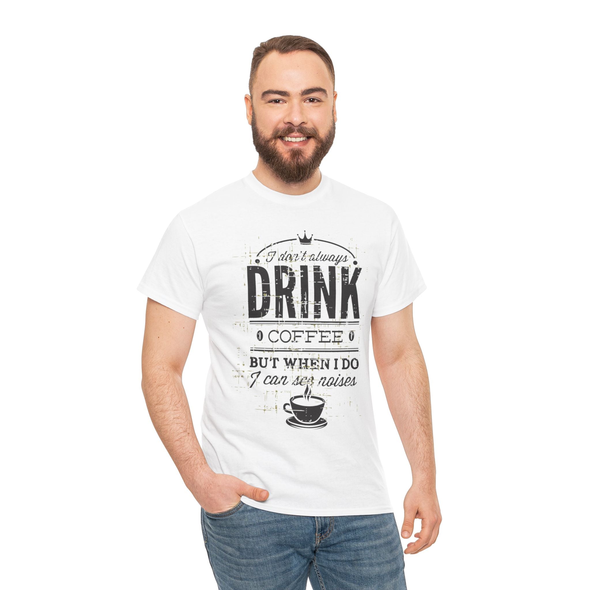 Coffee Lovers Unisex Heavy Cotton Tee - 'I Don't Always Drink Coffee, But When I Do...'