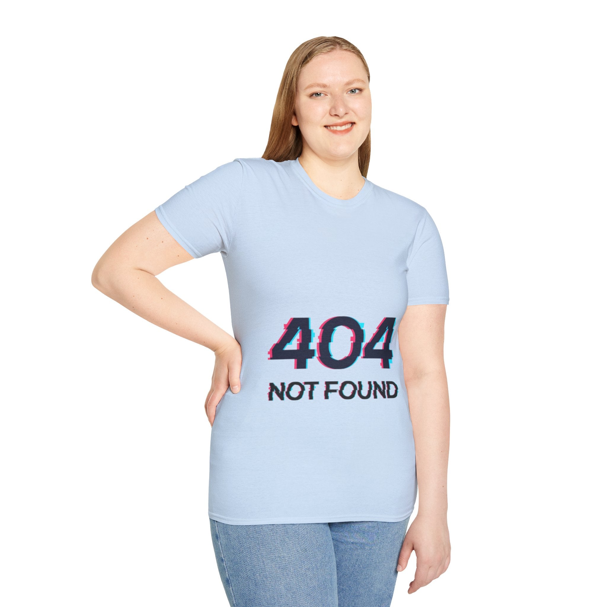 404 Error Shirt for Women – Quirky Tech Humor Tee, Casual Everyday Wear
