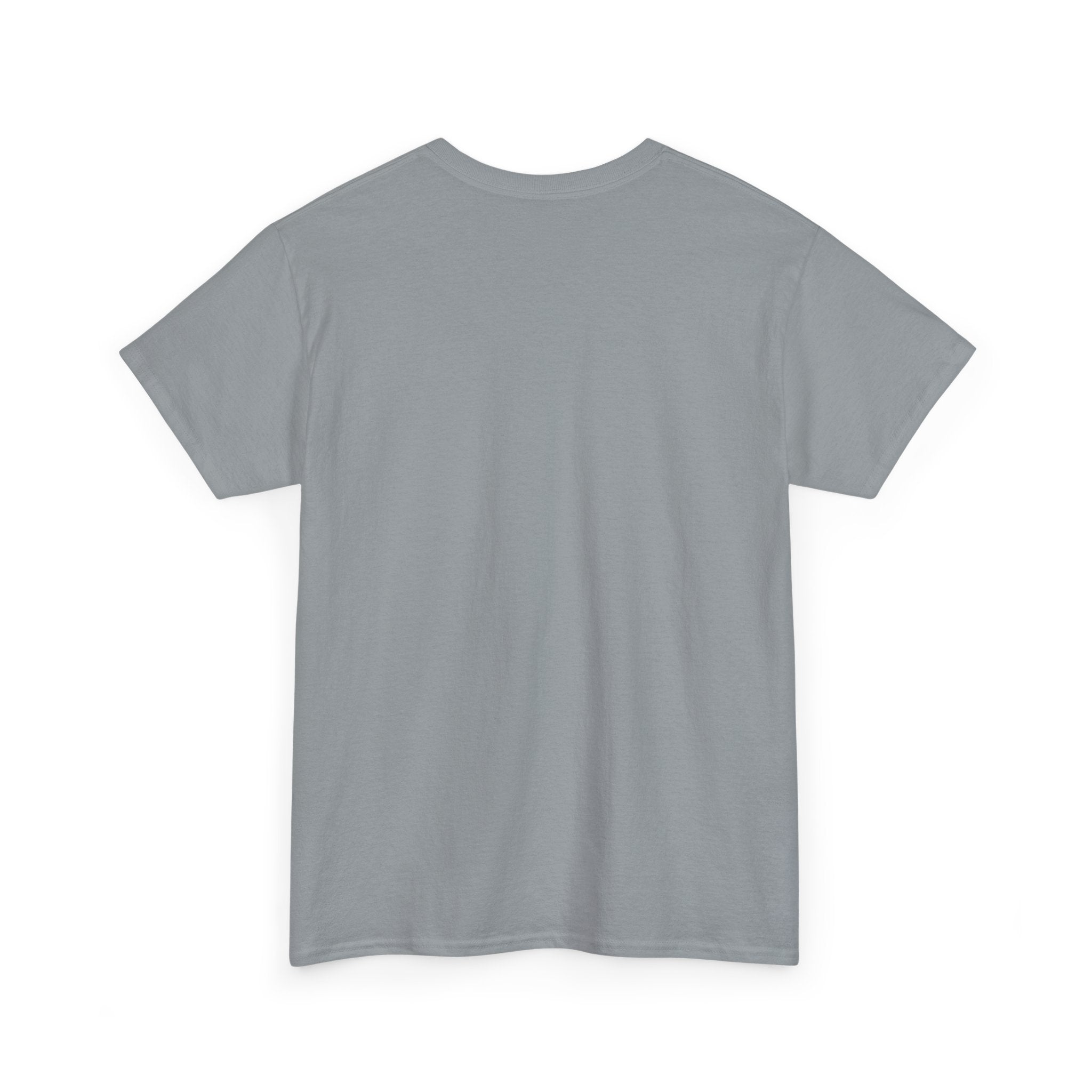 Retro Sticker Gun Unisex Heavy Cotton Tee - Nostalgic Graphic T-Shirt for Casual Wear