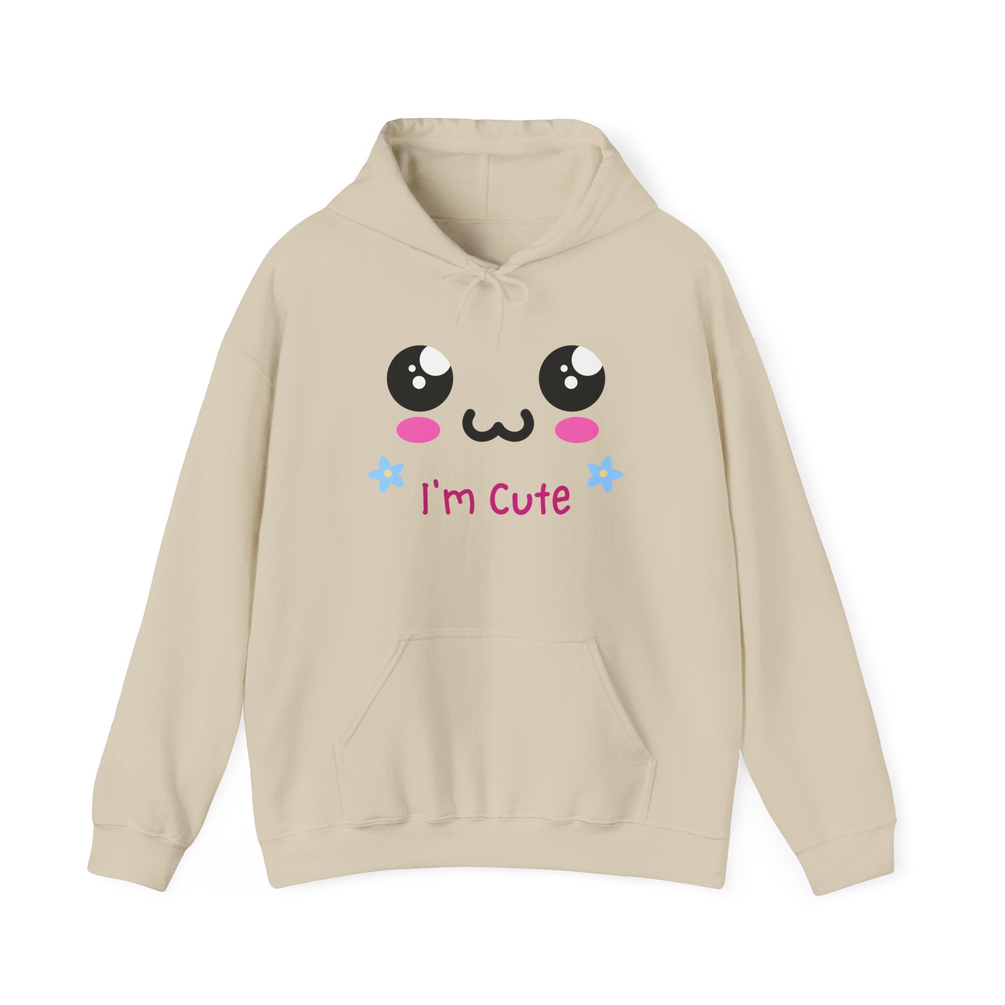 I’m Cute Kawaii Hoodie – Cozy Unisex Graphic Sweatshirt