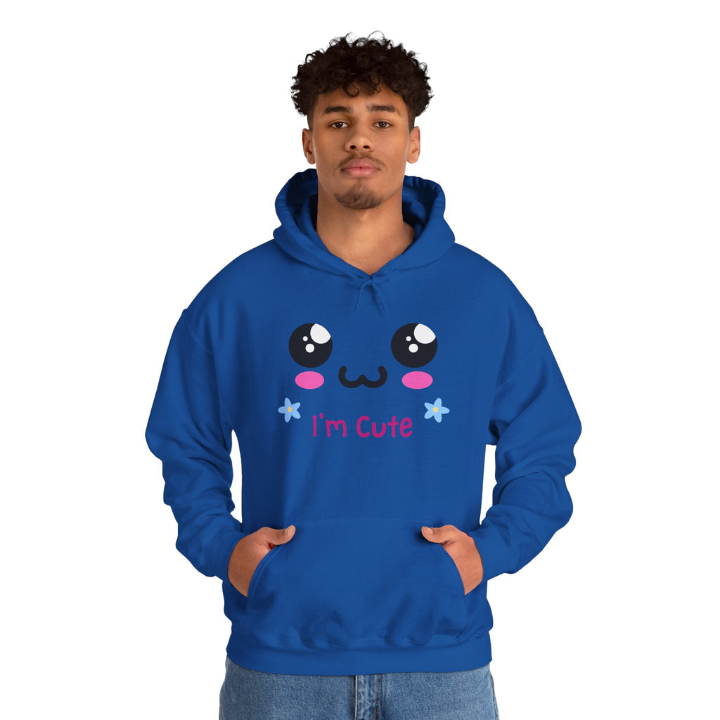 I’m Cute Kawaii Hoodie – Cozy Unisex Graphic Sweatshirt