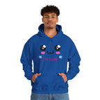 I’m Cute Kawaii Hoodie – Cozy Unisex Graphic Sweatshirt