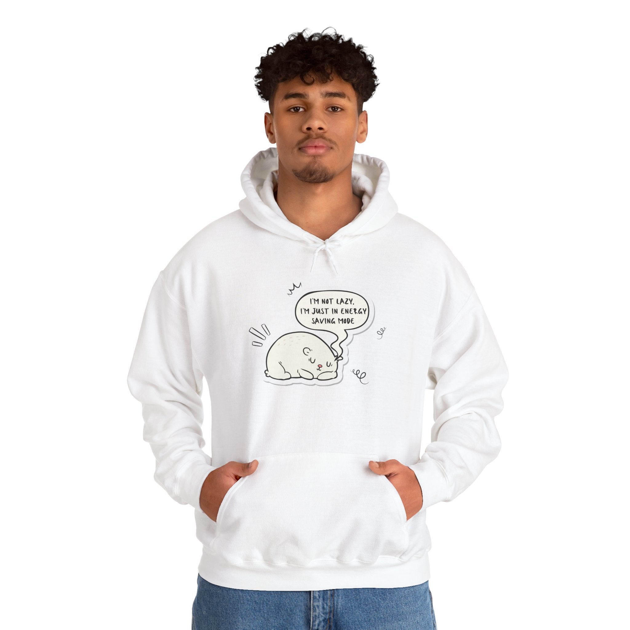 Lazy Cat Hoodie – Cozy Unisex Comfort Wear