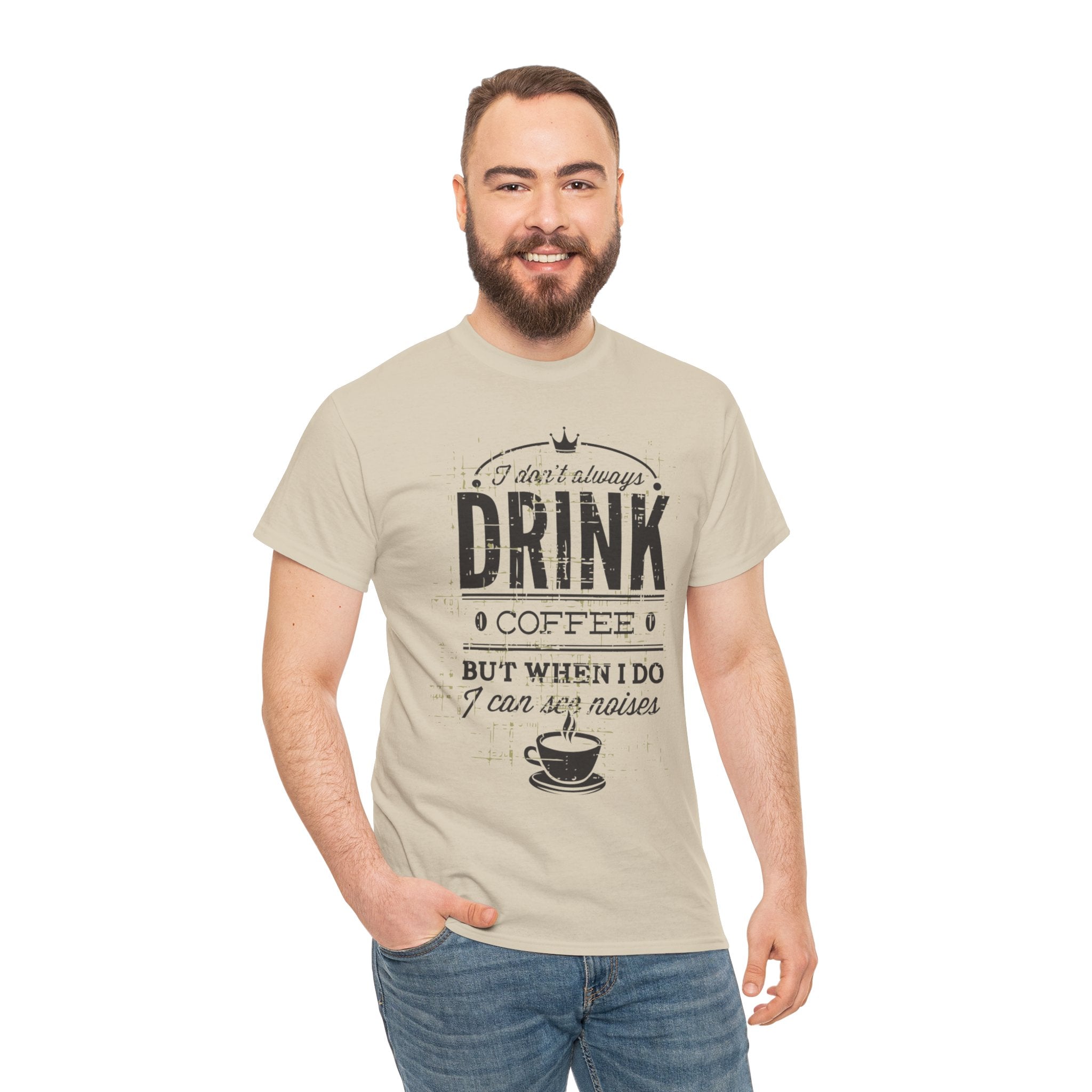 Coffee Lovers Unisex Heavy Cotton Tee - 'I Don't Always Drink Coffee, But When I Do...'