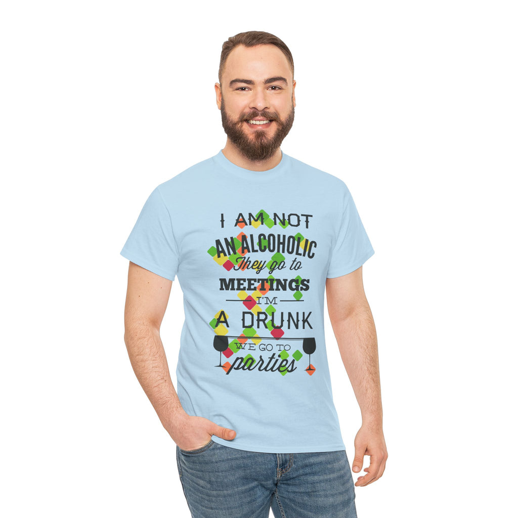 Party Mood Activated – Women’s Funny Drunk Heavy Cotton T-Shirt