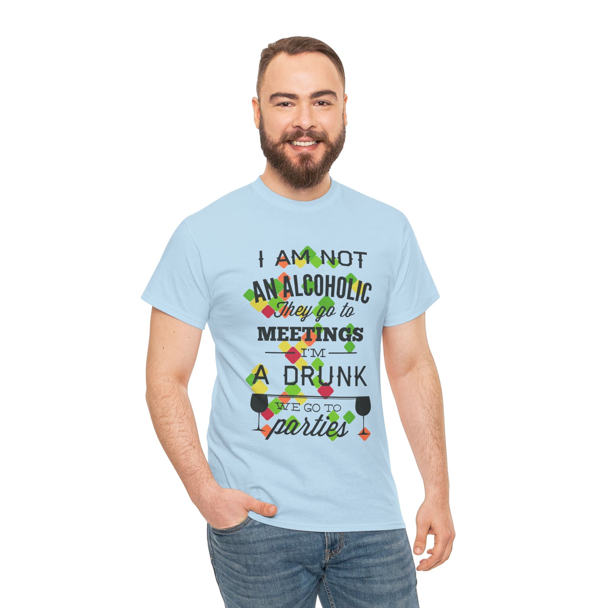 Party Mood Activated – Women’s Funny Drunk Heavy Cotton T-Shirt