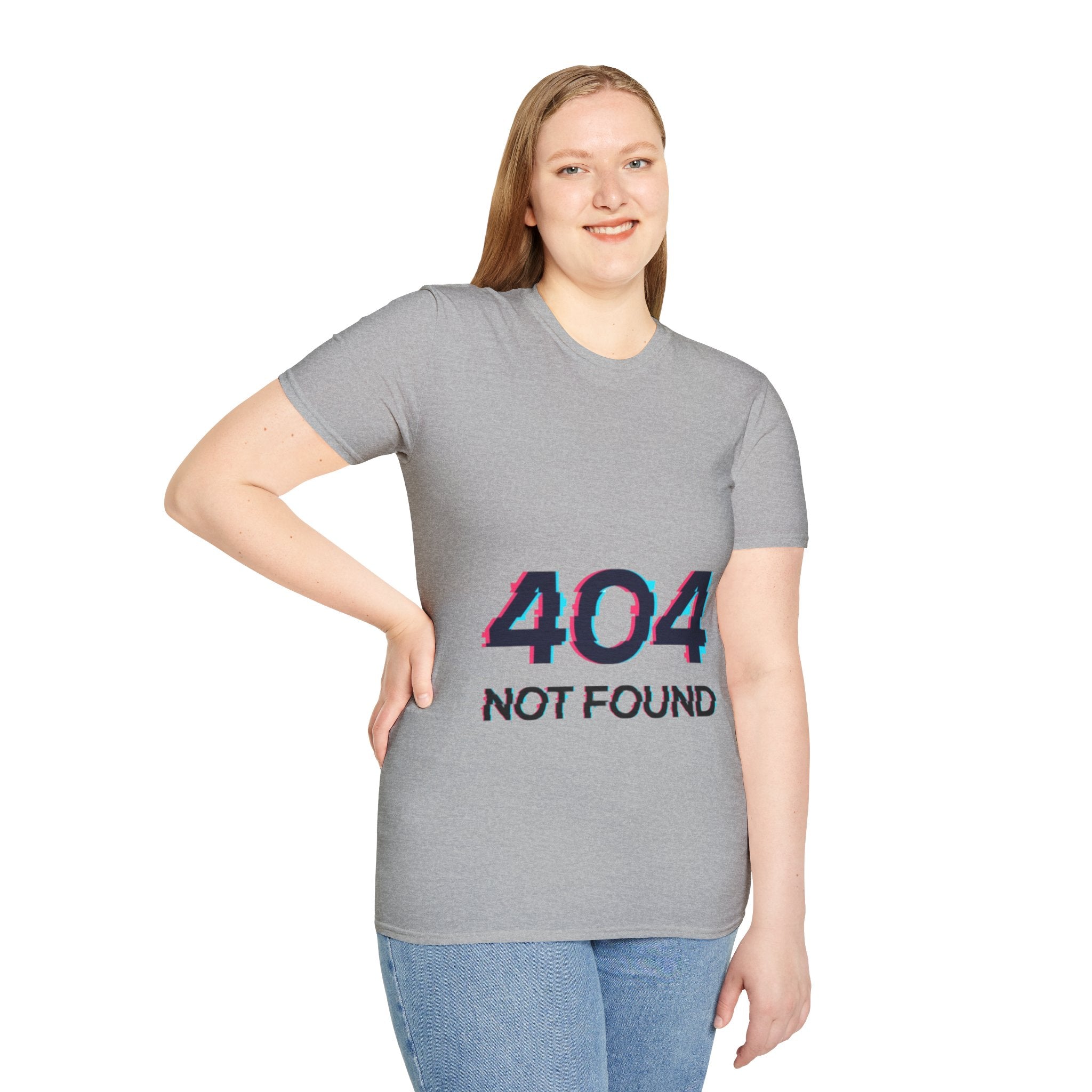 404 Error Shirt for Women – Quirky Tech Humor Tee, Casual Everyday Wear