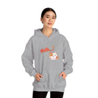 Hello Cat Hoodie – Cozy Unisex Graphic Sweatshirt