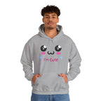 I’m Cute Kawaii Hoodie – Cozy Unisex Graphic Sweatshirt