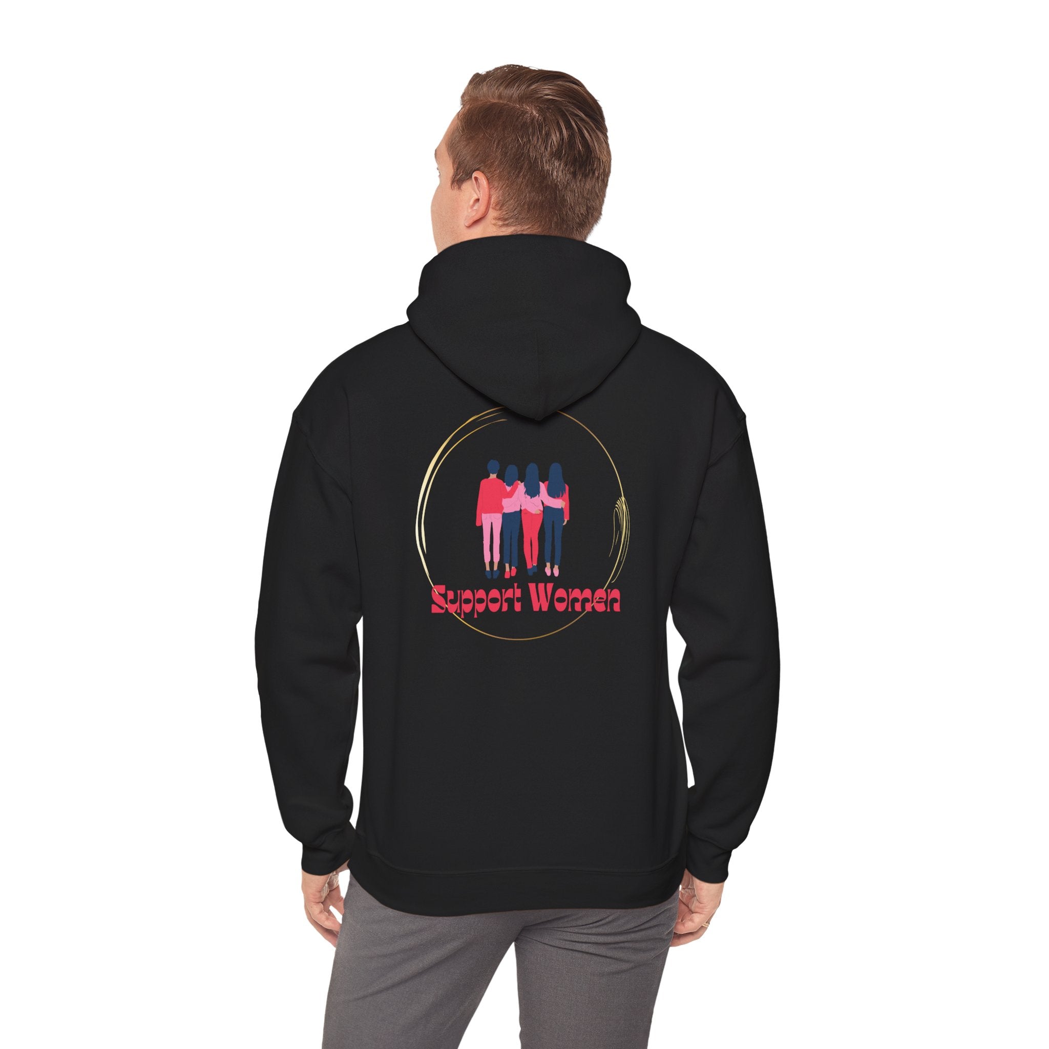 Support Women Hoodie – Cozy Unisex Values Wear