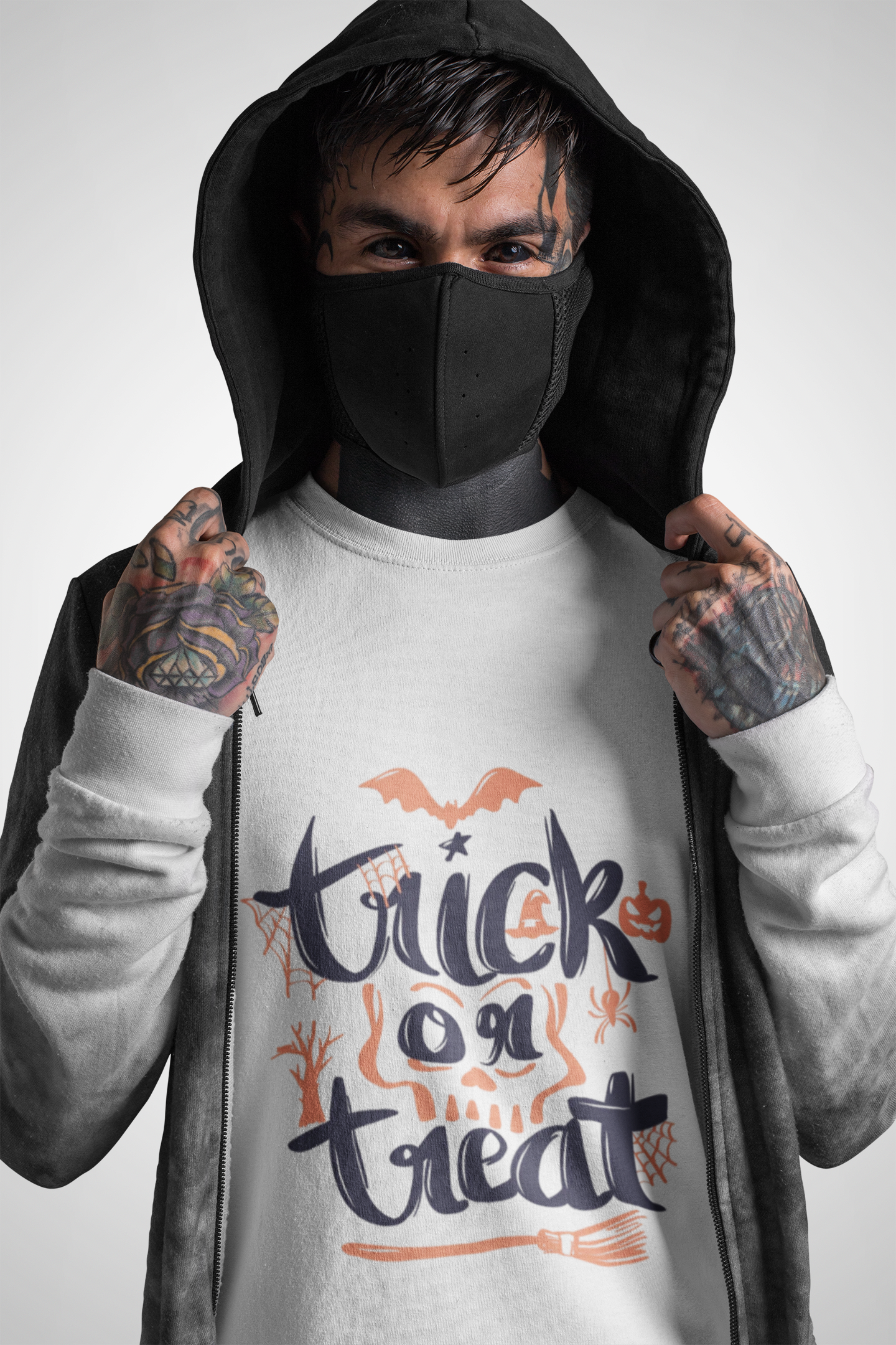 Men's Trick or Treat Halloween T-Shirt – Spooky & Fun Graphic Tee