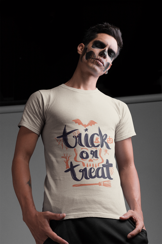 Men's Trick or Treat Halloween T-Shirt – Spooky & Fun Graphic Tee