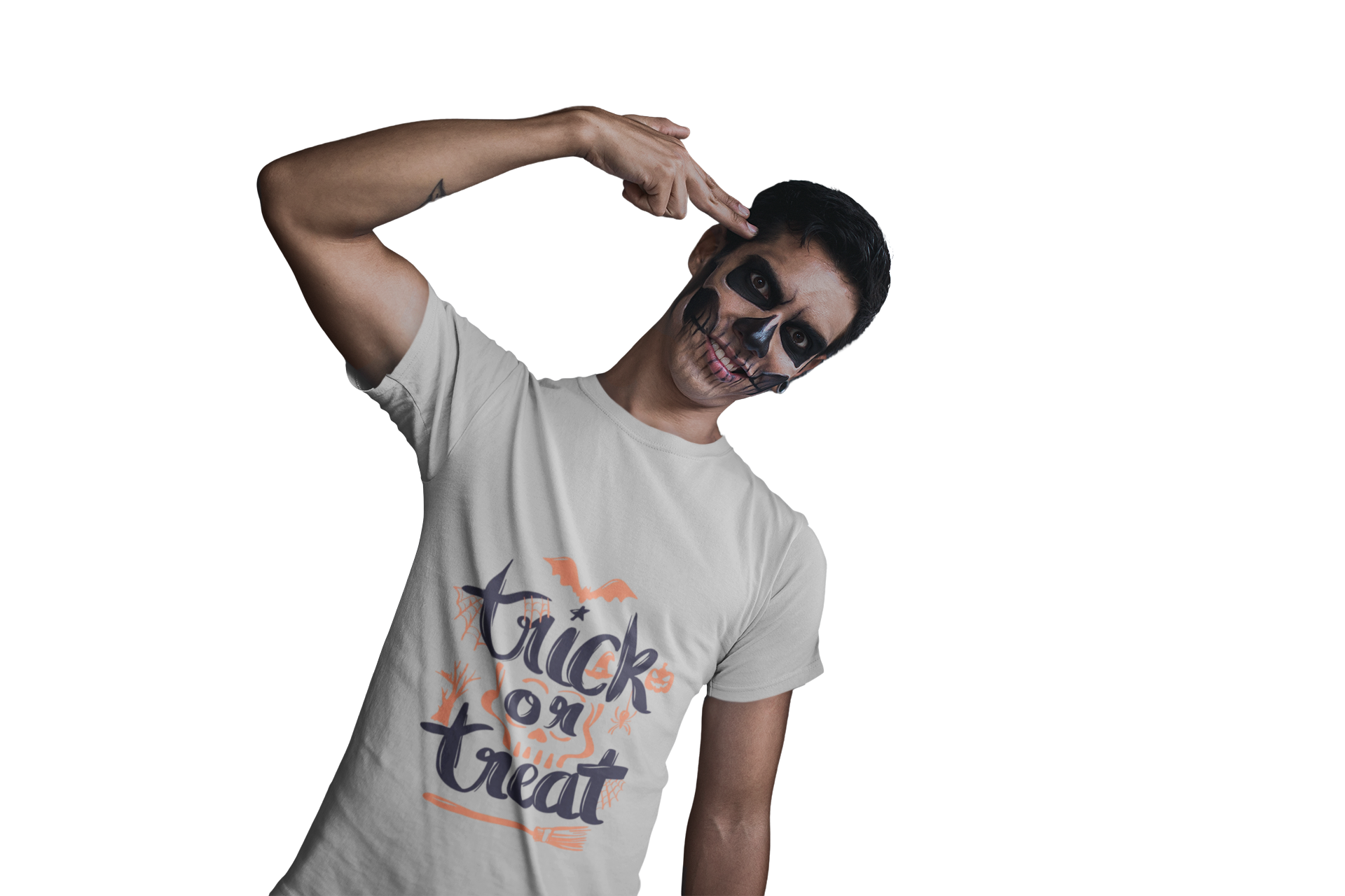 Men's Trick or Treat Halloween T-Shirt – Spooky & Fun Graphic Tee