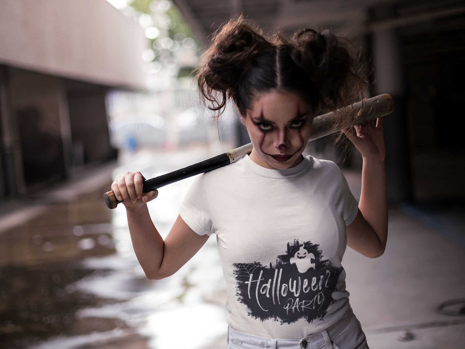 Halloween Party Women  T-Shirt, Halloween Costume