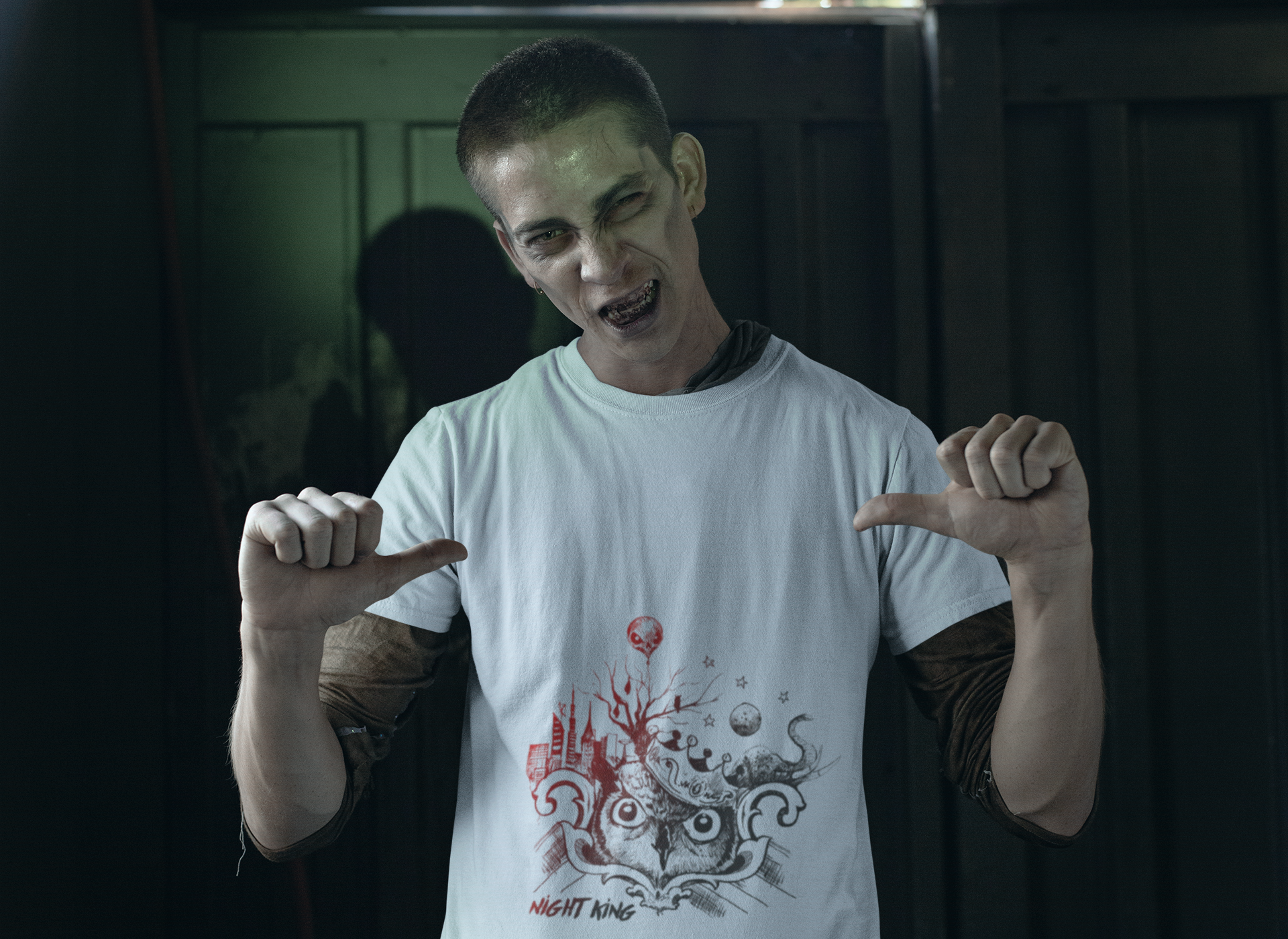 Night King Owl Men, Halloween Outfit, Gift for Fans, Graphic Tee, Cozy Fashion