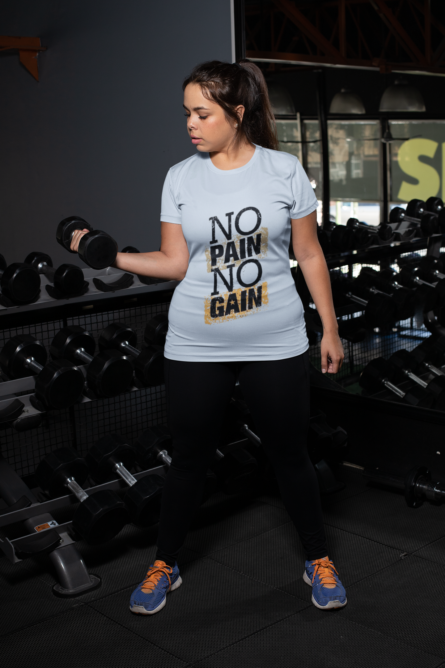 No Pain No Gain – Women’s Heavy Cotton Motivational T-Shirt