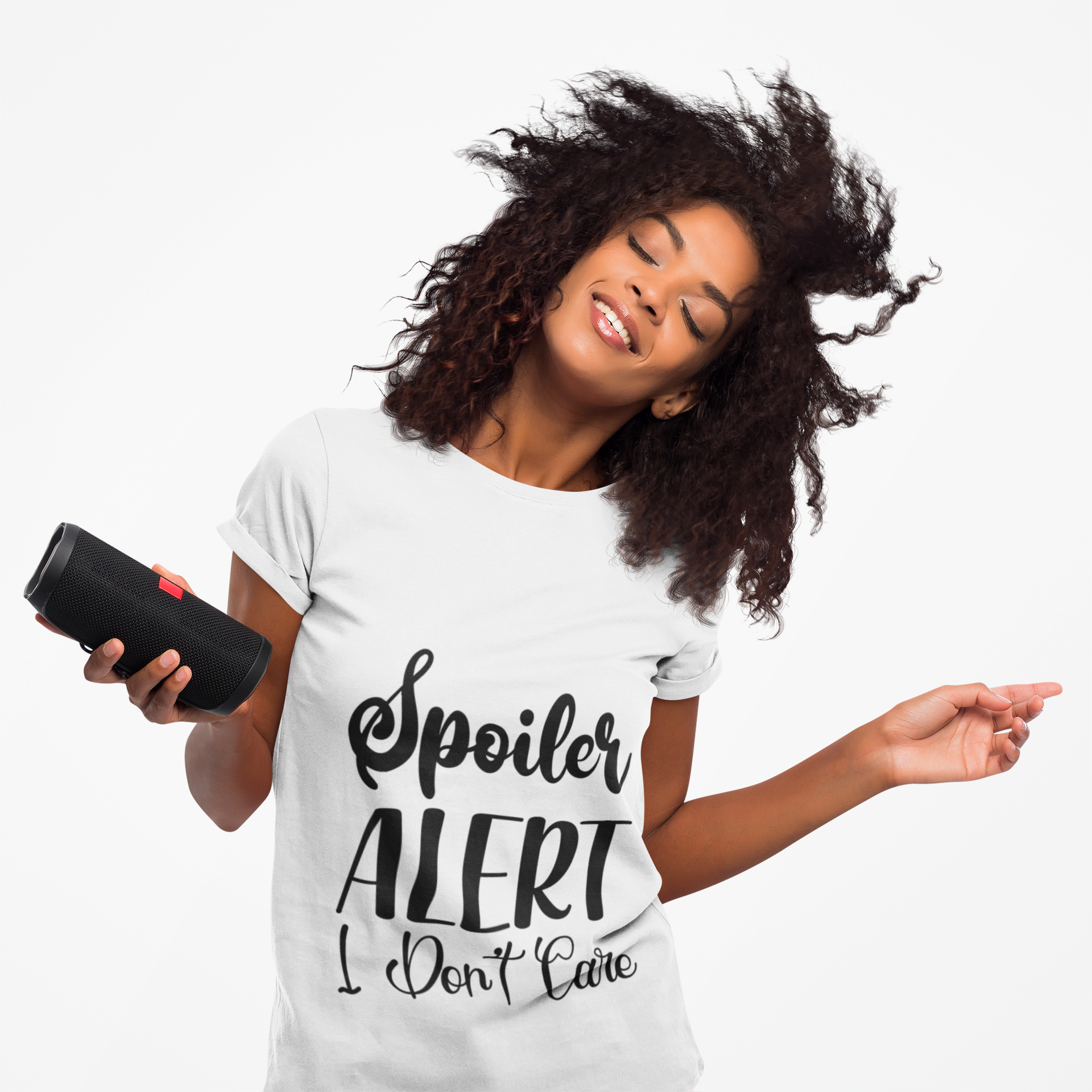 I Don’t Care Tee for Women – Bold T Shirt, Comfy Weekend Outfit