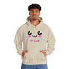 I’m Cute Kawaii Hoodie – Cozy Unisex Graphic Sweatshirt