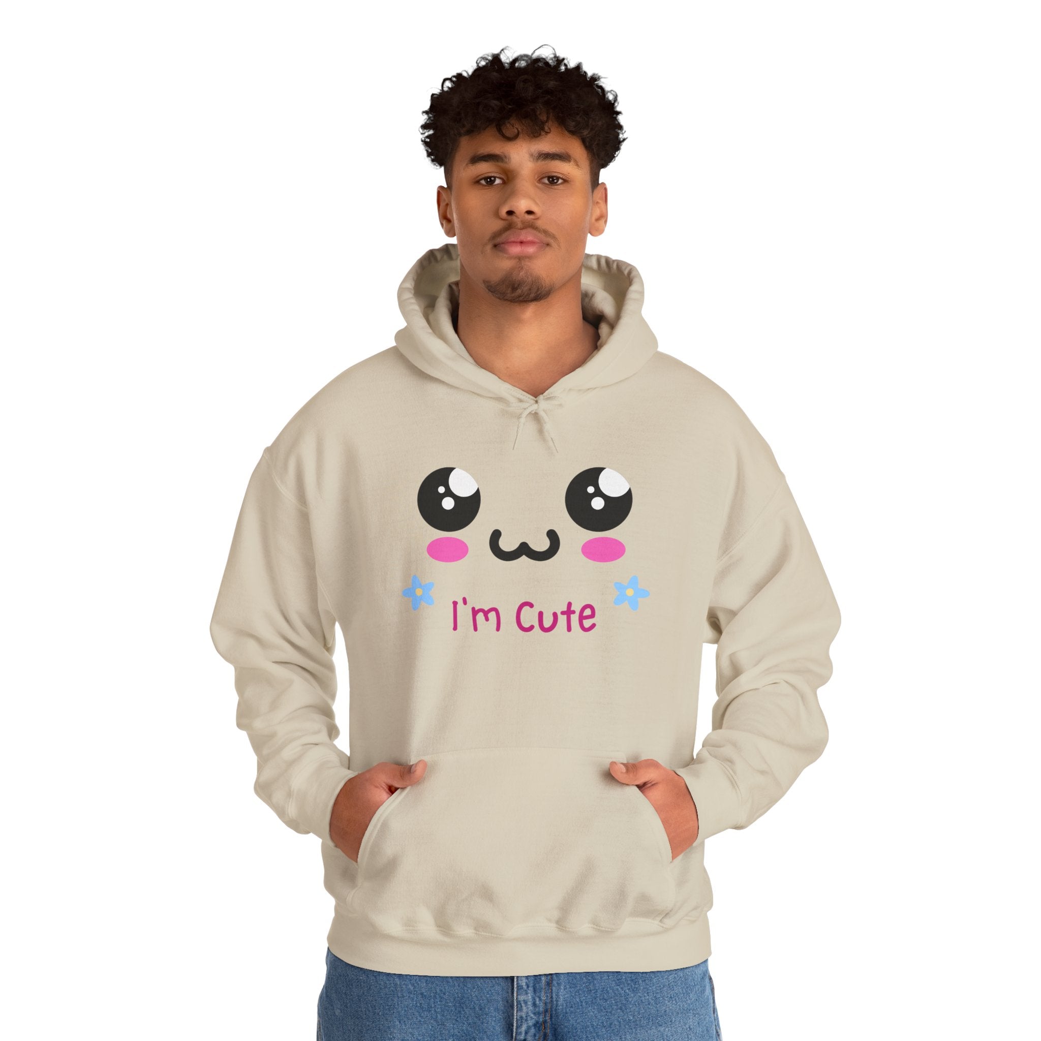 I’m Cute Kawaii Hoodie – Cozy Unisex Graphic Sweatshirt