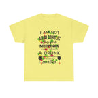 Party Mood Activated – Women’s Funny Drunk Heavy Cotton T-Shirt