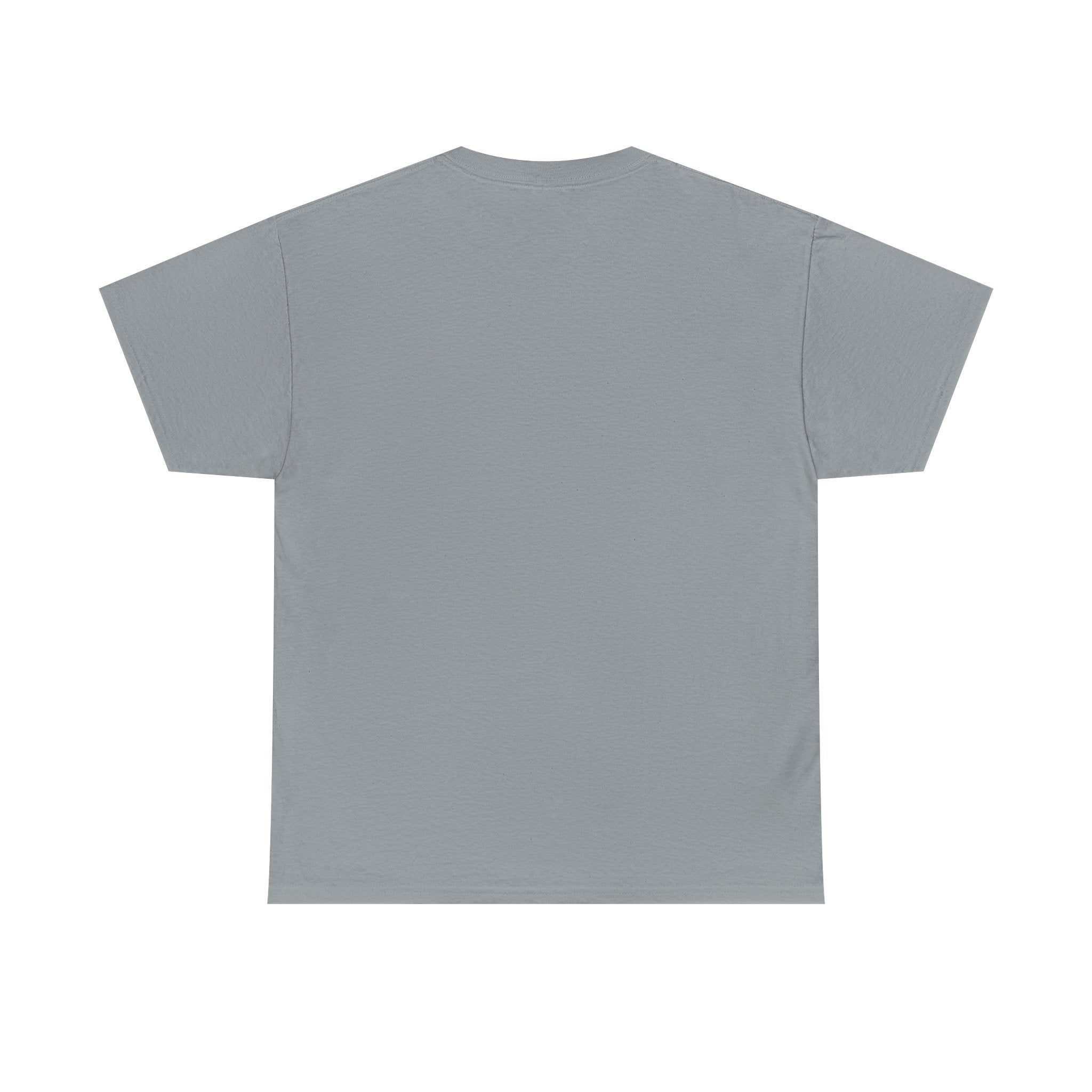 Retro Sticker Gun Unisex Heavy Cotton Tee - Nostalgic Graphic T-Shirt for Casual Wear