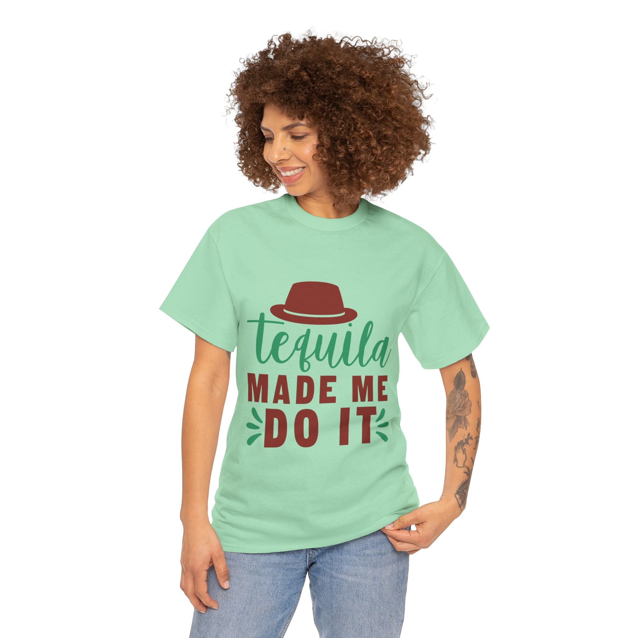 Tequila Made Me Do It – Women’s Heavy Cotton Party T-Shirt