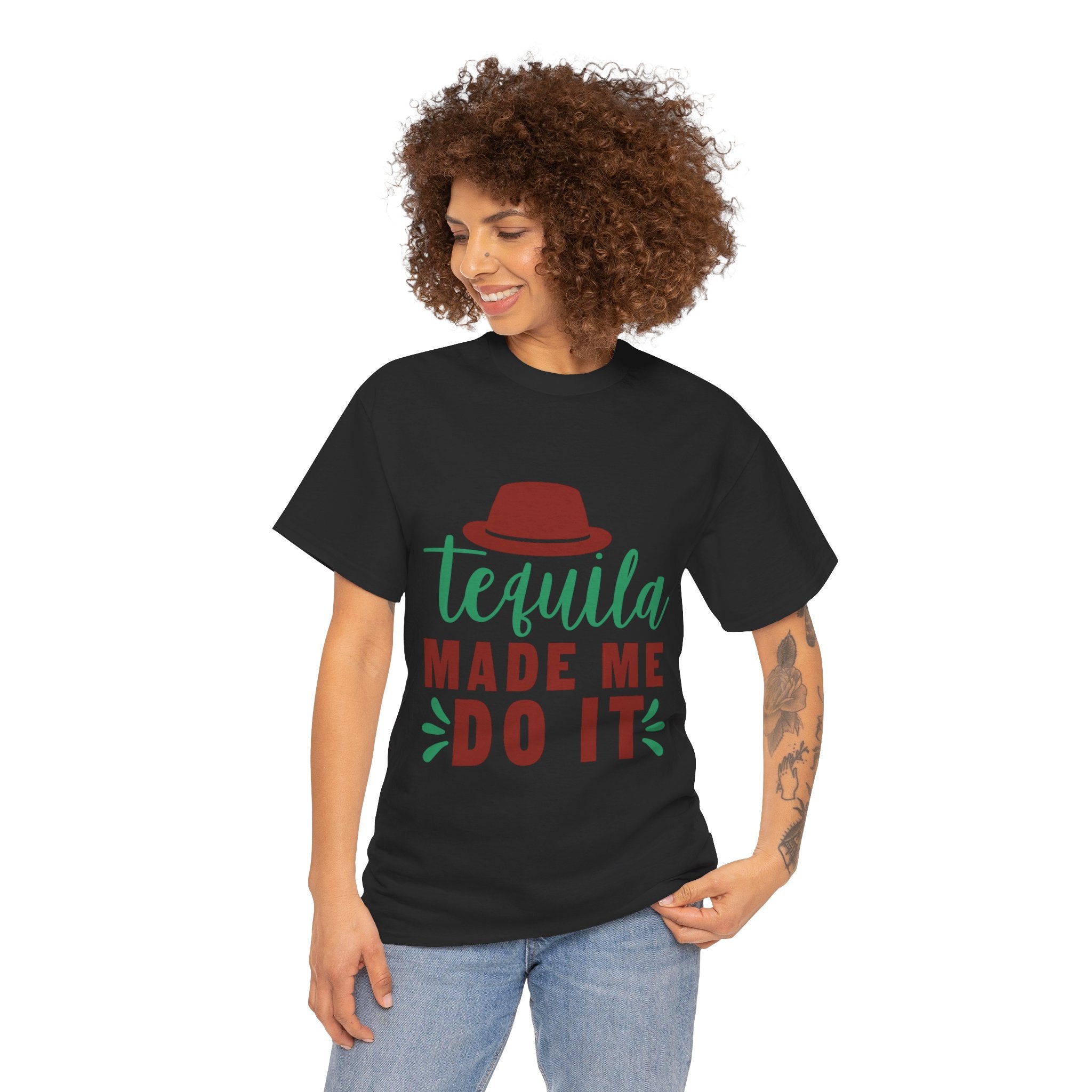Tequila Made Me Do It – Women’s Heavy Cotton Party T-Shirt